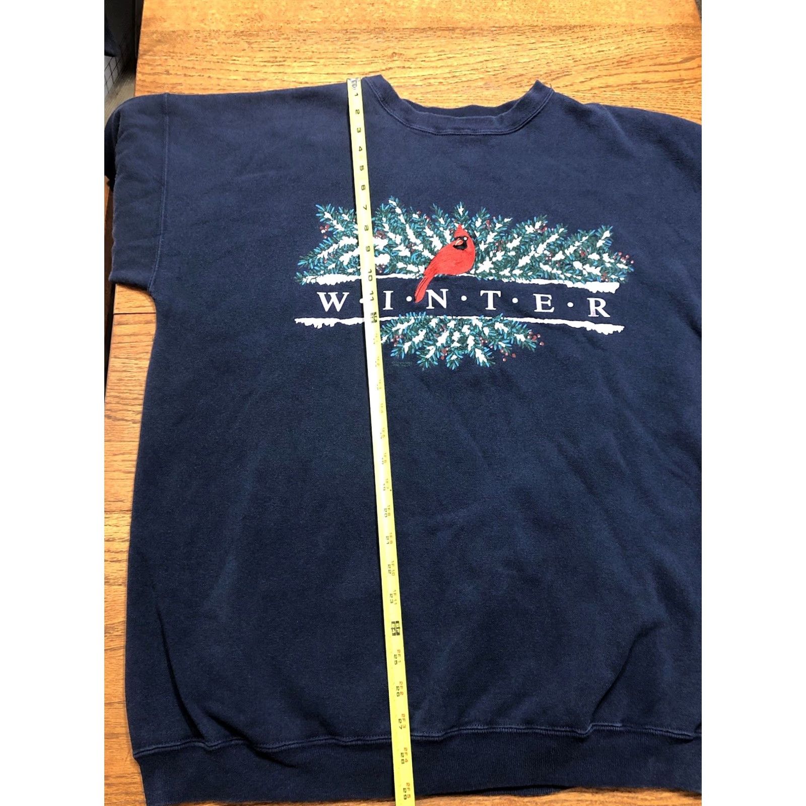 Vintage VINTAGE Sportswear Sweatshirt Cardianl Bird Embroidered Winter 1992 XL Blue Womens Shirts Pullover Crew Neck Long Sleeve Made USA Holiday 80s 90s Size XL / US 12-14 / IT 48-50 - 7 Thumbnail