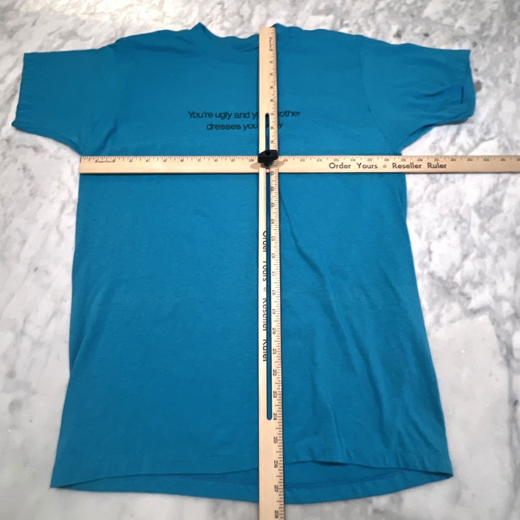 MOTHER VINTAGE Nike Shirt XL 1990s Blue Short Sleeve Graphic Tee Mens Ladies? Size US XL / EU 56 / 4 - 6 Thumbnail
