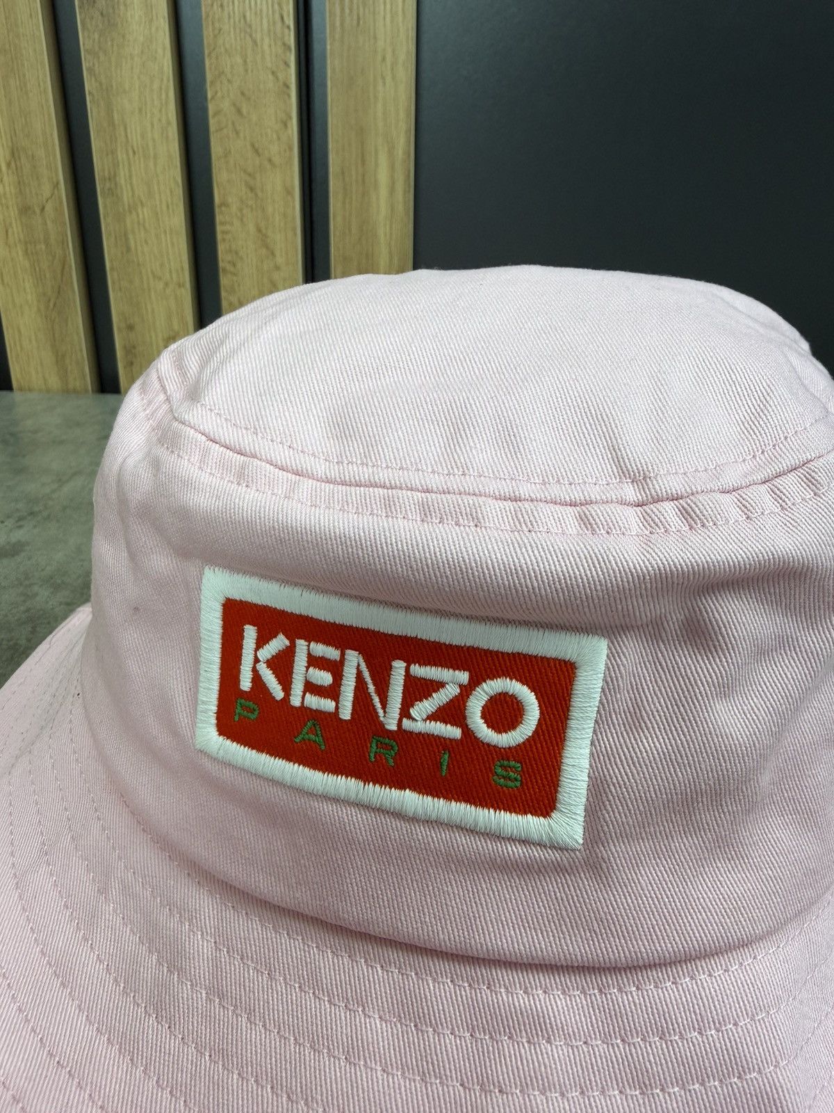Kenzo Kenzo Pink Cotton Bucket Hat Size L Size ONE SIZE - 3 Thumbnail