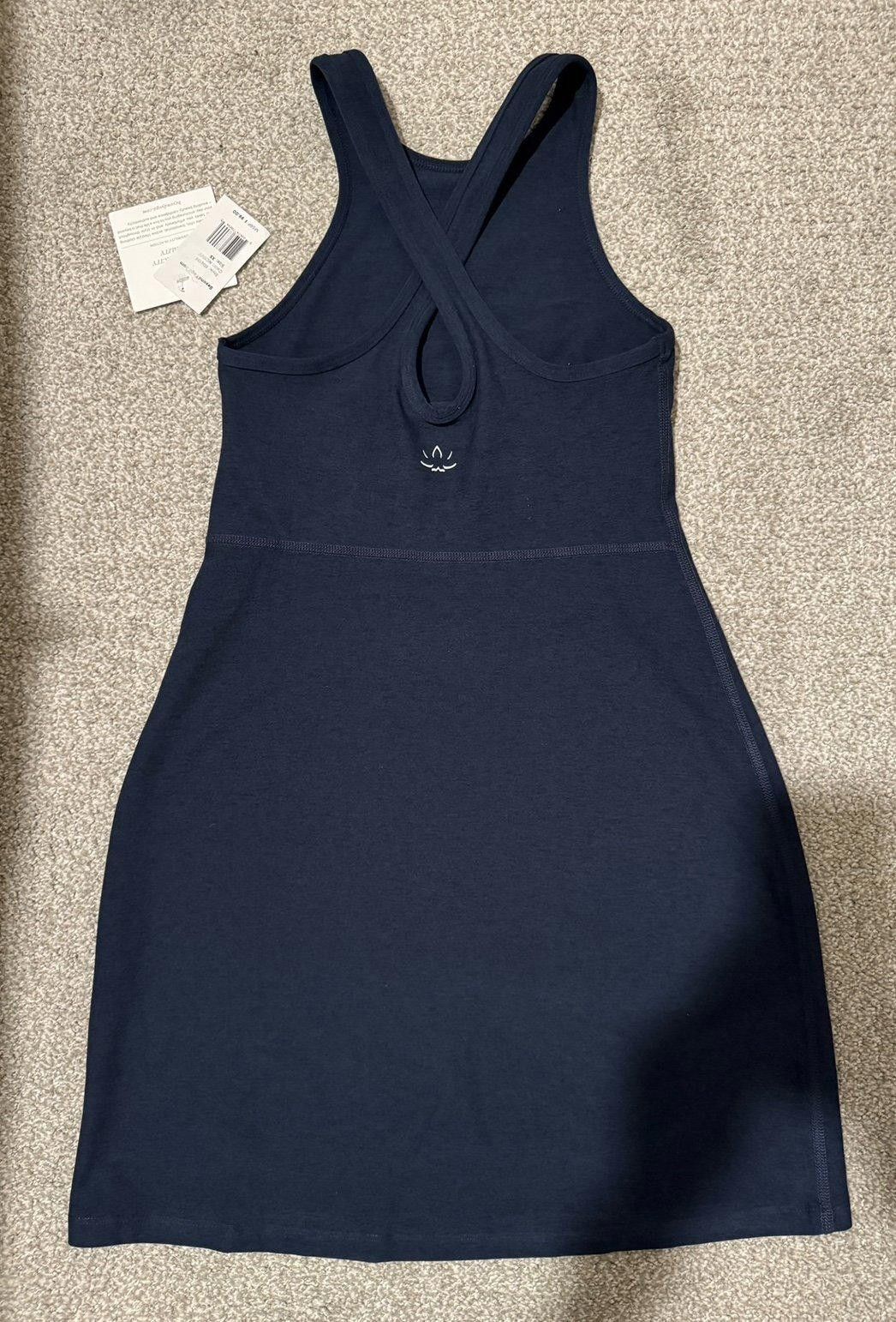 Designer Beyond Yoga Women's Racerback Dress - XS - Nocturnal Navy Size ONE SIZE - 2 Thumbnail