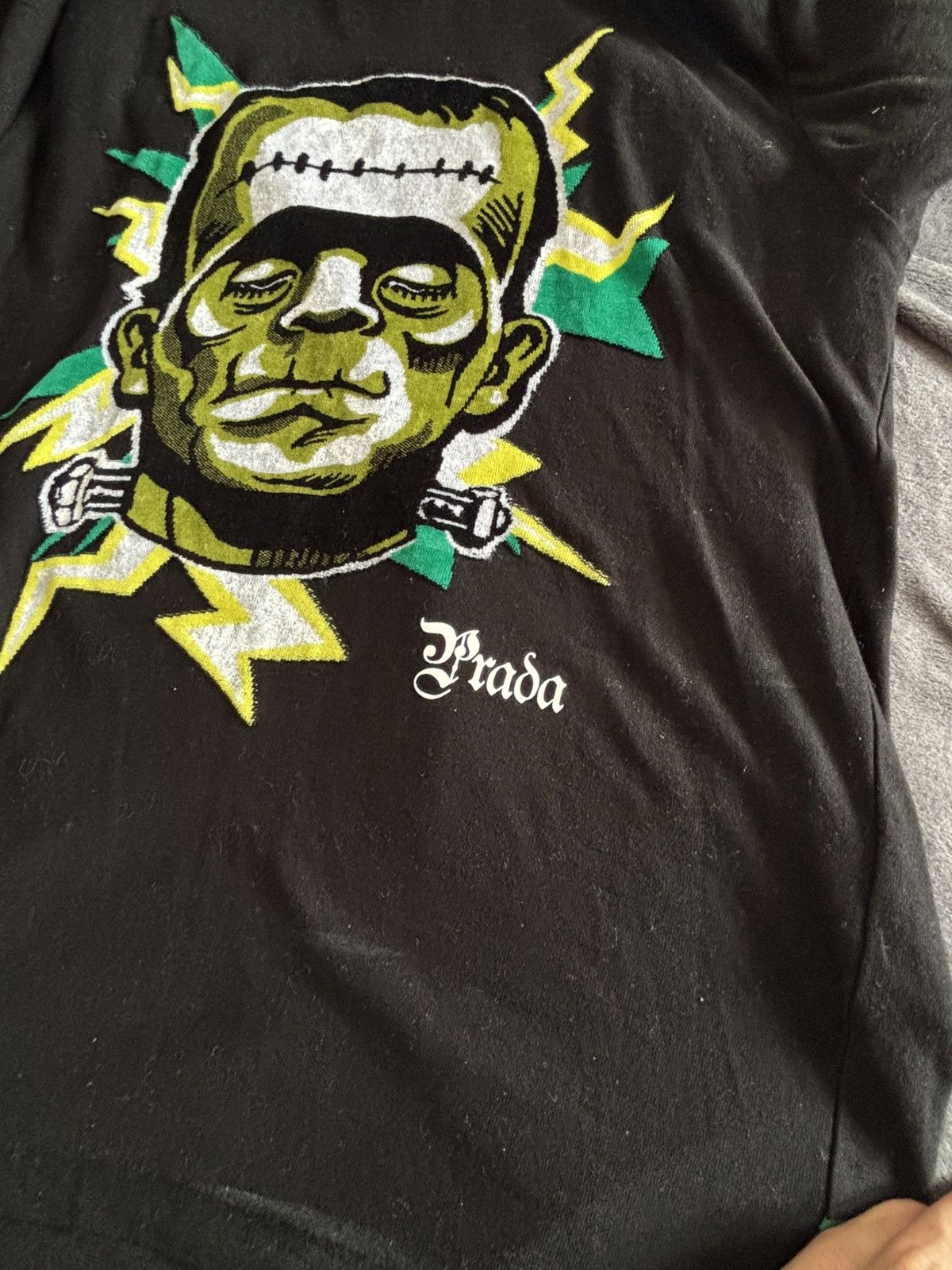 Prada × Universal Studios Prada x Frankenshtein tee t-shirt embroidered logo F/W19 Size US S / EU 44-46 / 1 - 7 Thumbnail