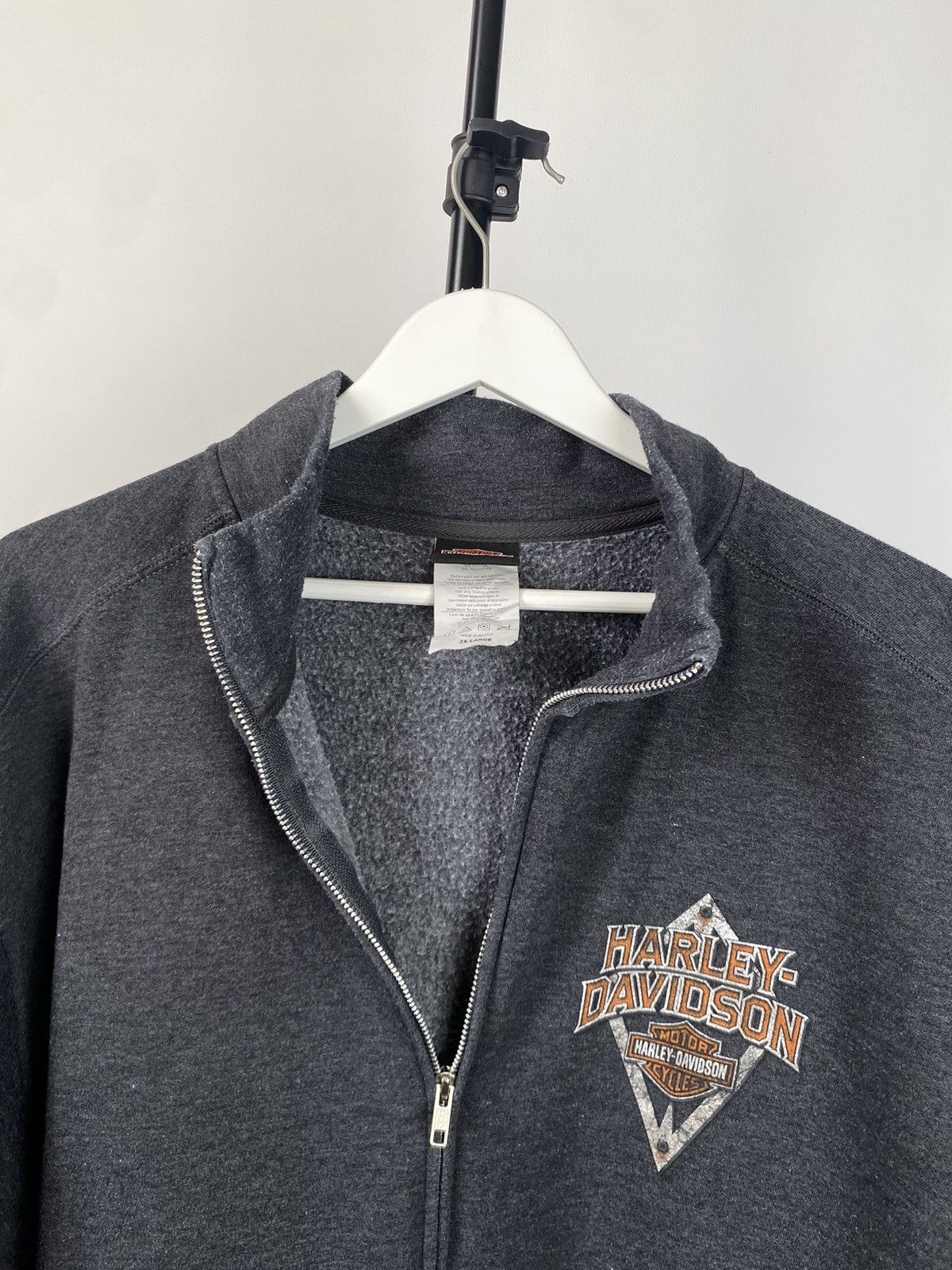Harley Davidson × Vintage Vintage Harley Davidson Florida Black ZIP Hoodie Size US XL / EU 56 / 4 - 6 Thumbnail