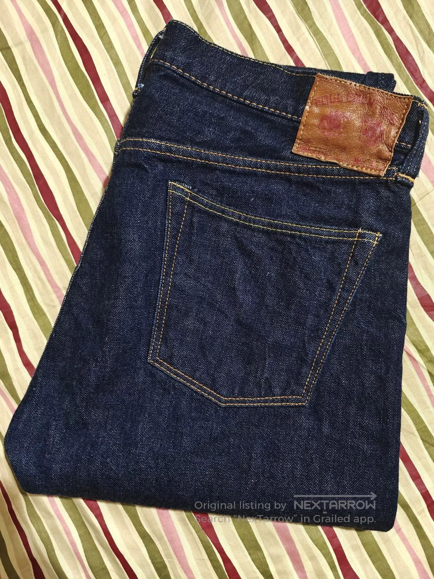 Full Count & Co. FULL COUNT 1108 Slim Straight Raw Jeans. Size US 35 - 1 Thumbnail
