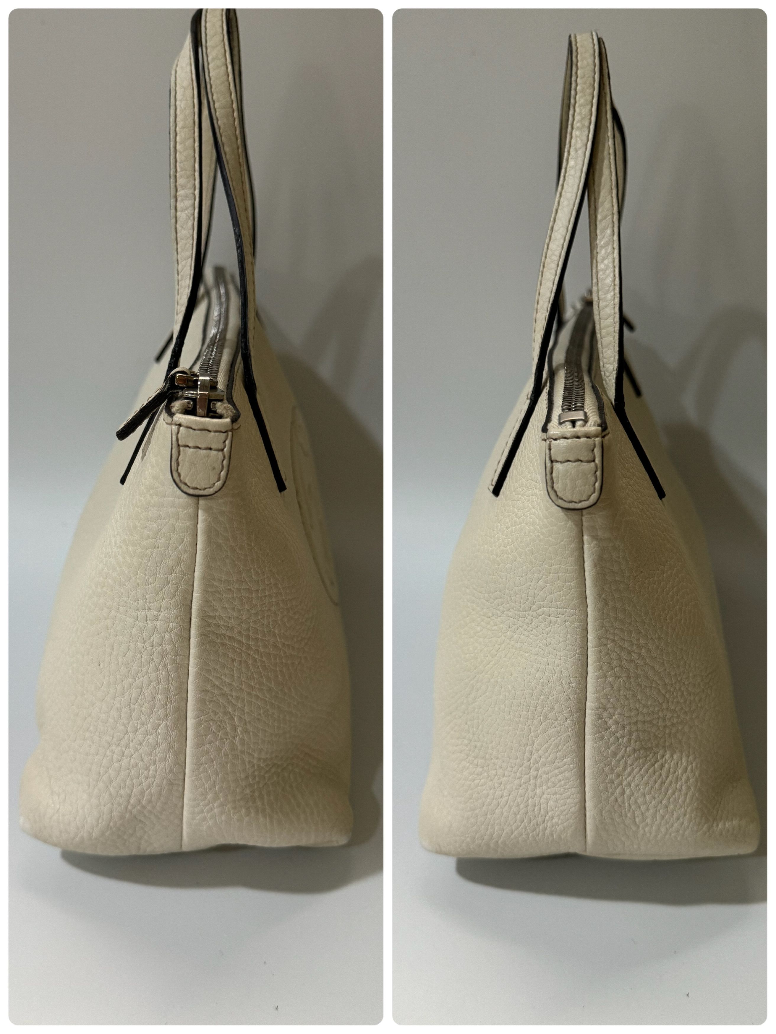 Gucci Gucci Soho Kid White Leather Small Tote Size ONE SIZE - 3 Thumbnail