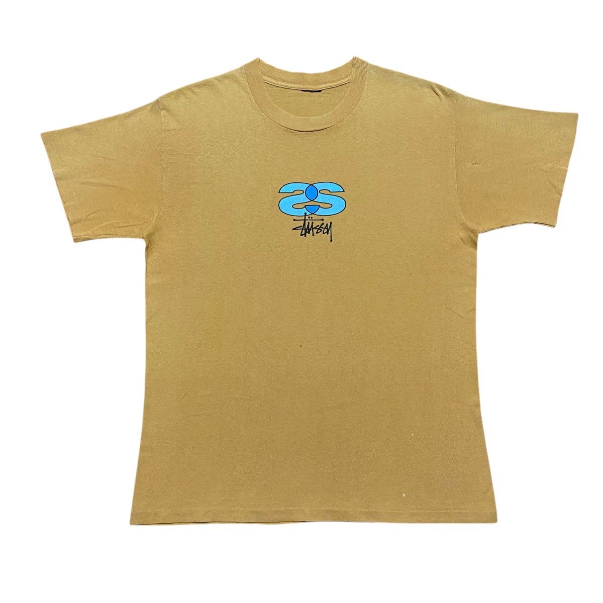 Stussy × Vintage Rare‼️🔥Vintage Stussy Center Logo Single Stitch T-Shirt Size US S / EU 44-46 / 1 - 1 Thumbnail