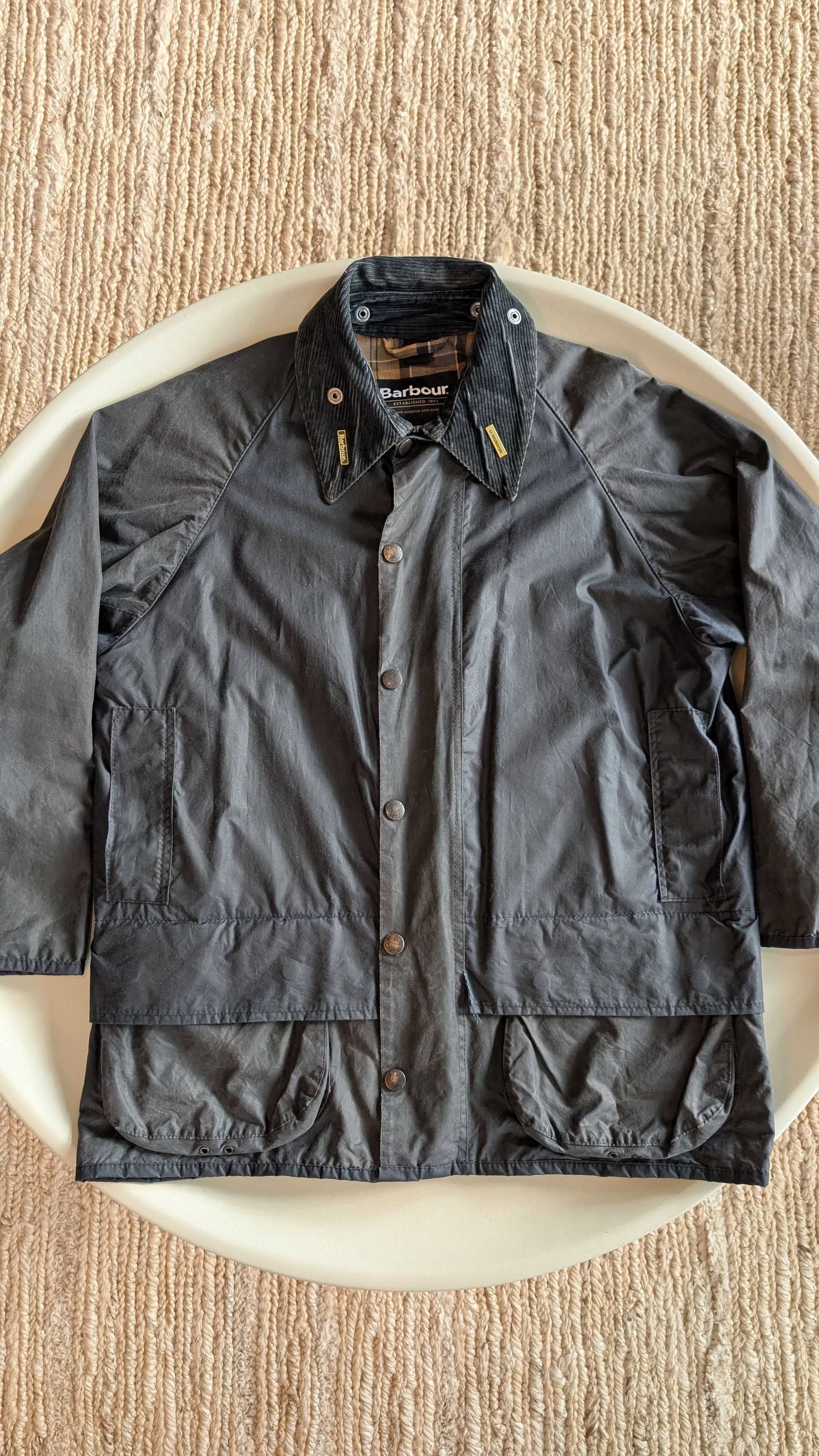 Barbour Barbour x Highsnobiety Re-loved Cropped Beaufort Wax Jacket Size US S / EU 44-46 / 1 - 3 Thumbnail