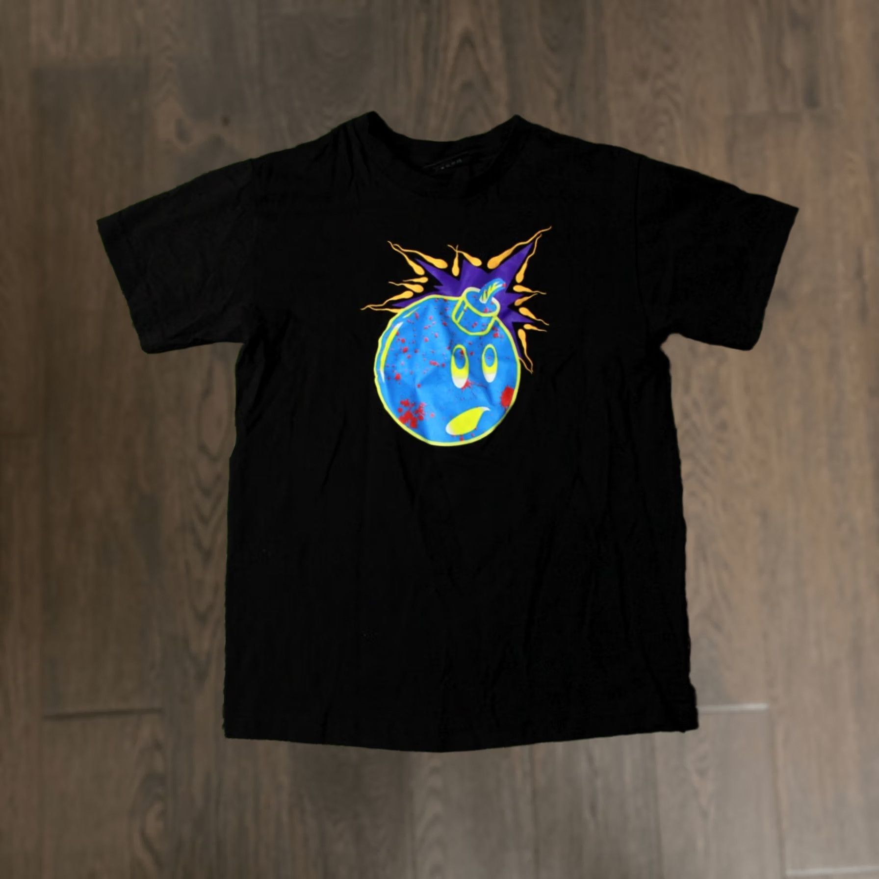 The Hundreds The Hundreds Adam Bomb T-Shirt Mens Shirt S Black 100% Cotton Jersey Short Sleeve Logo Classic Tee Vintage No Size US S / EU 44-46 / 1 - 1 Thumbnail
