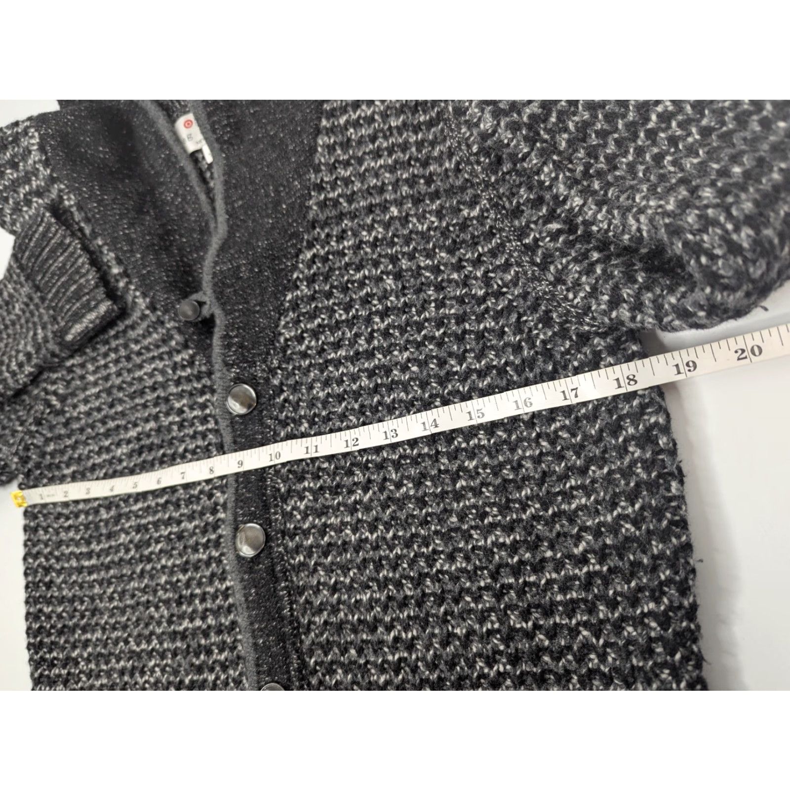 Rag & Bone rag & bone Cardigan Sweater Women M Wool Gray Long Sleeve Button Collared Knit Size M / US 6-8 / IT 42-44 - 6 Thumbnail