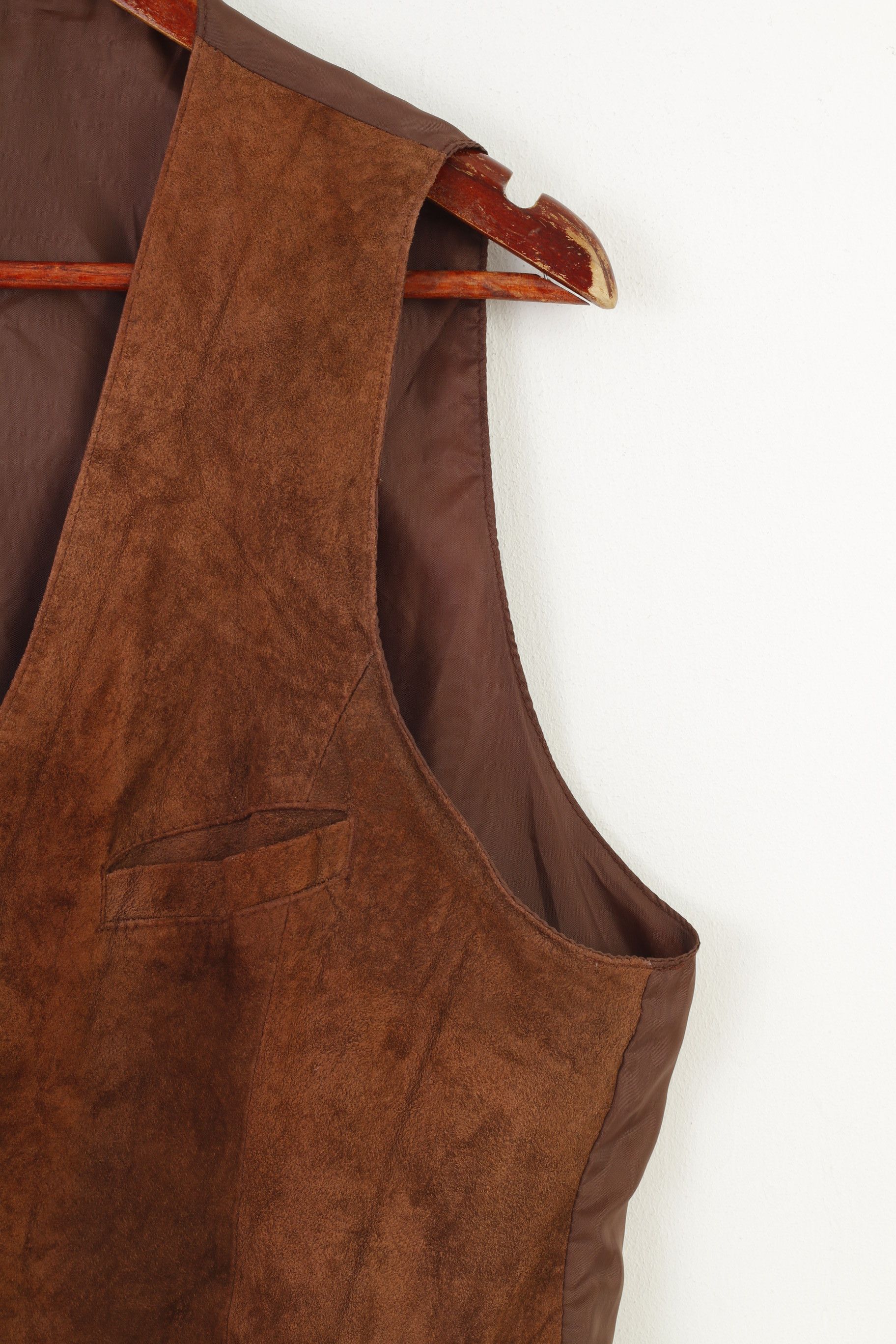 Vintage Vintage Men 50 Vest Brown Leather Bottoms Classic 4414 Size US M / EU 48-50 / 2 - 3 Thumbnail