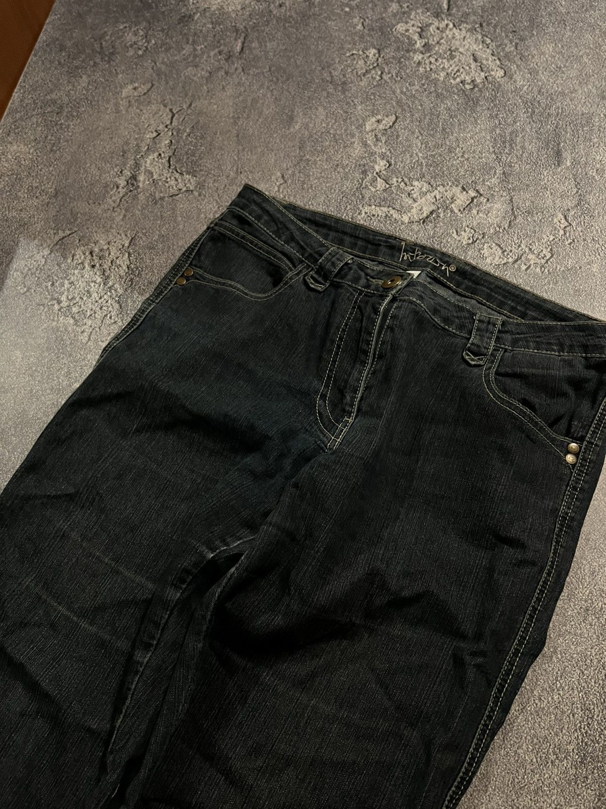 Vintage Darkwear Flared Jeans / Hysteric Glamour Style / Vintage 90s Size US 32 / EU 48 - 3 Thumbnail