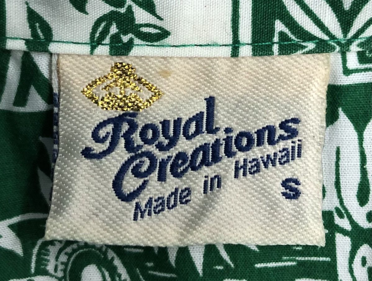 Other Vintage Royal Creations Hawaiian Shirt Green/White Tropical Size US S / EU 44-46 / 1 - 9 Thumbnail