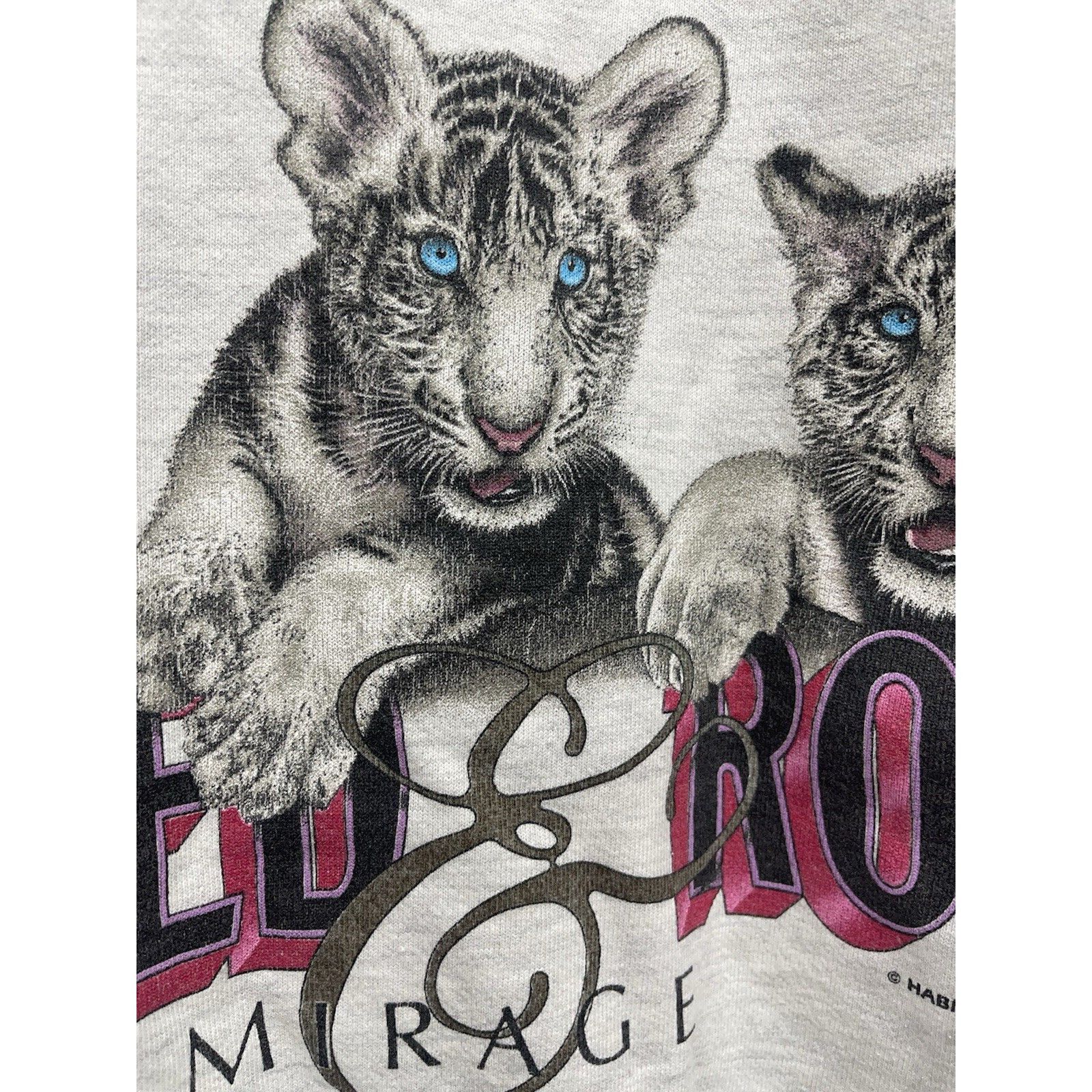 Other Vintage Siegfried & Roy White Tiger Cubs Men XL Gray CREWNEC Size US XL / EU 56 / 4 - 5 Thumbnail
