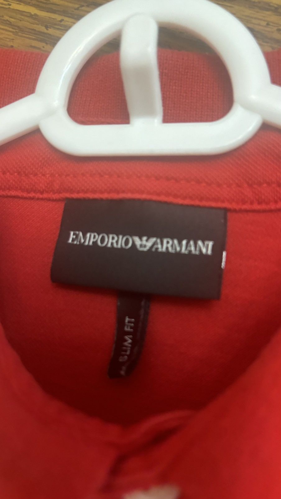 Emporio Armani Emporio Armani red polo Size US XXL / EU 58 / 5 - 4 Thumbnail