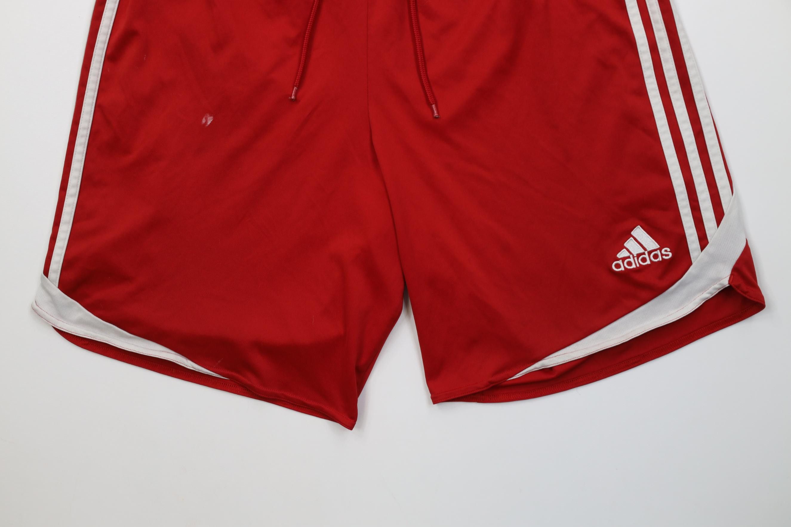 Adidas Vintage Y2K Adidas Running Jogging Soccer Shorts Red Striped Size US 34 / EU 50 - 4 Thumbnail
