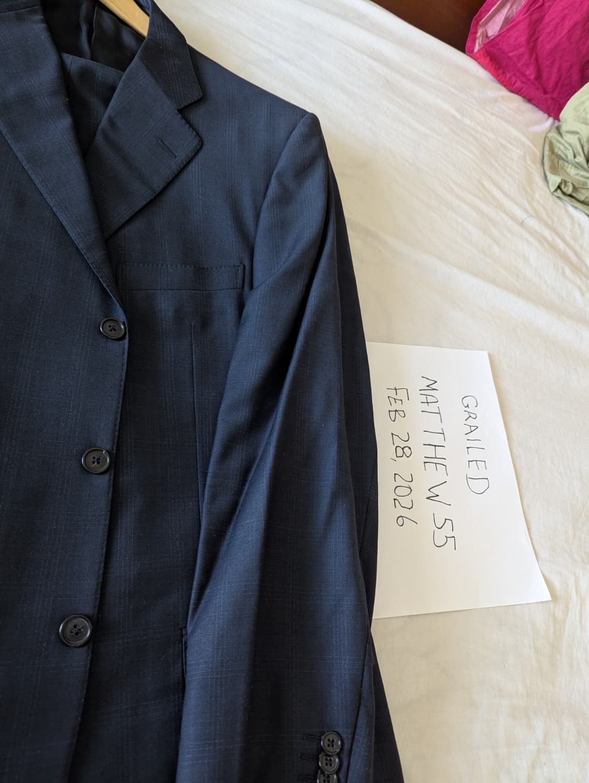 Other Vintage Ermenegildo Zegna Suit Size 44L - 1 Thumbnail