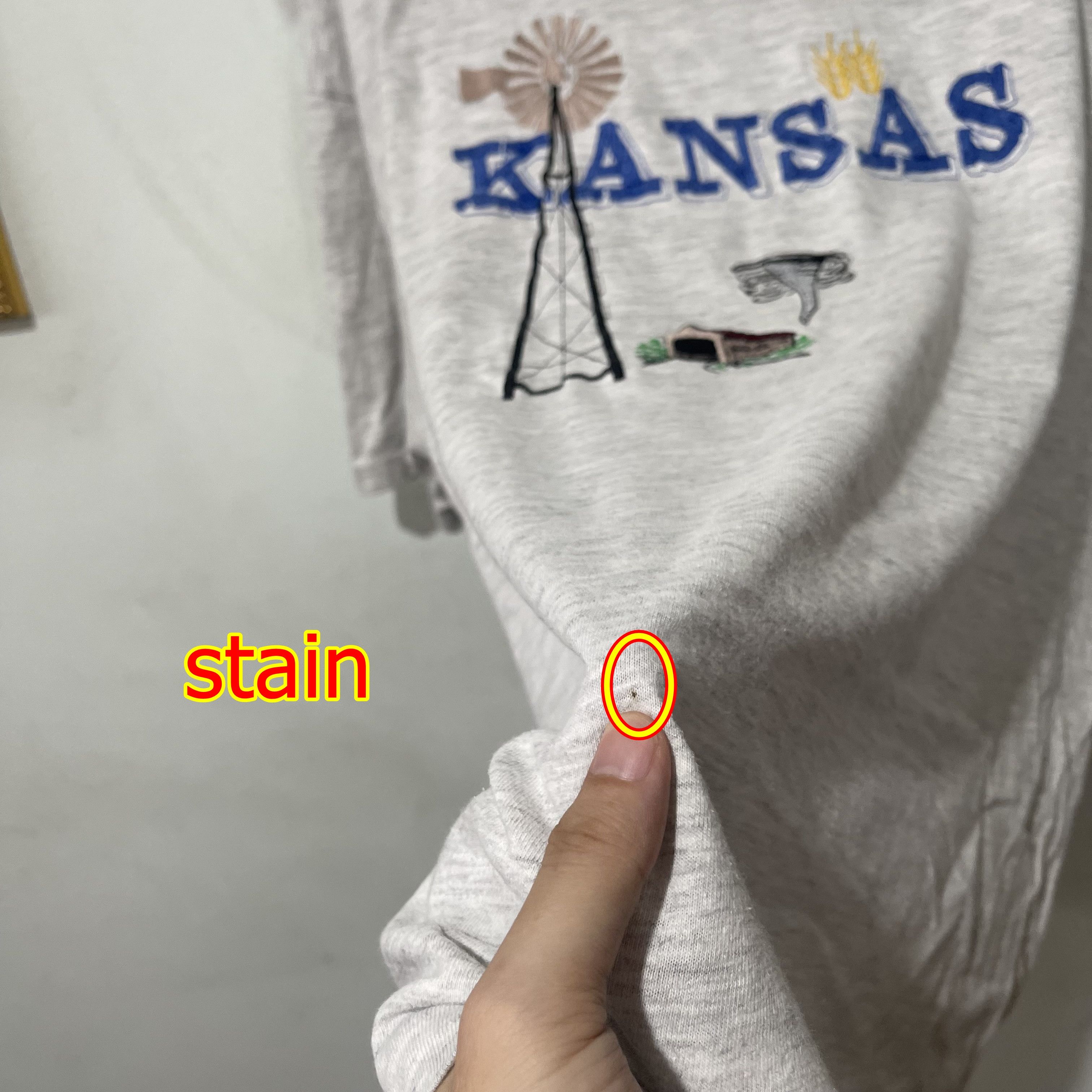 Vintage Vintage 90s Kansas T-Shirt Size US XL / EU 56 / 4 - 6 Thumbnail