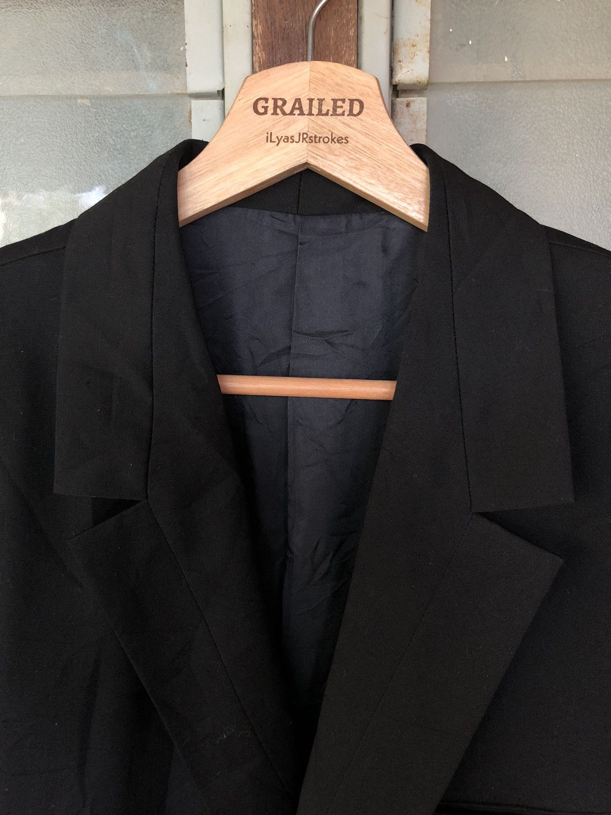 Issey Miyake Vintage Issey Miyake Men Double Breasted Blazer Black Size S Size US S / EU 44-46 / 1 - 20 Thumbnail