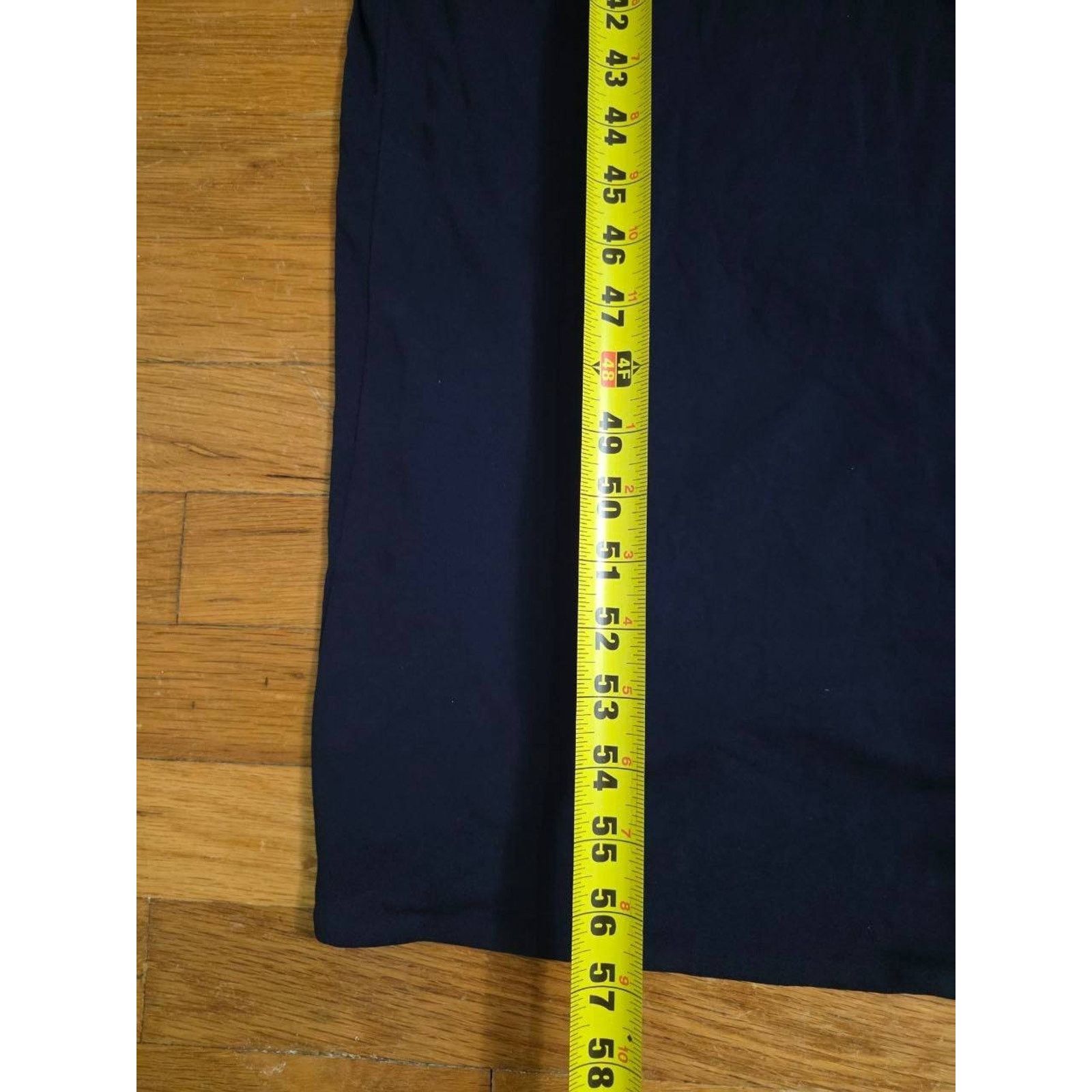 Halston Heritage Halston Giovanna Navy Maxi Dress Women Size 6 A001291 Size S / US 4 / IT 40 - 3 Thumbnail