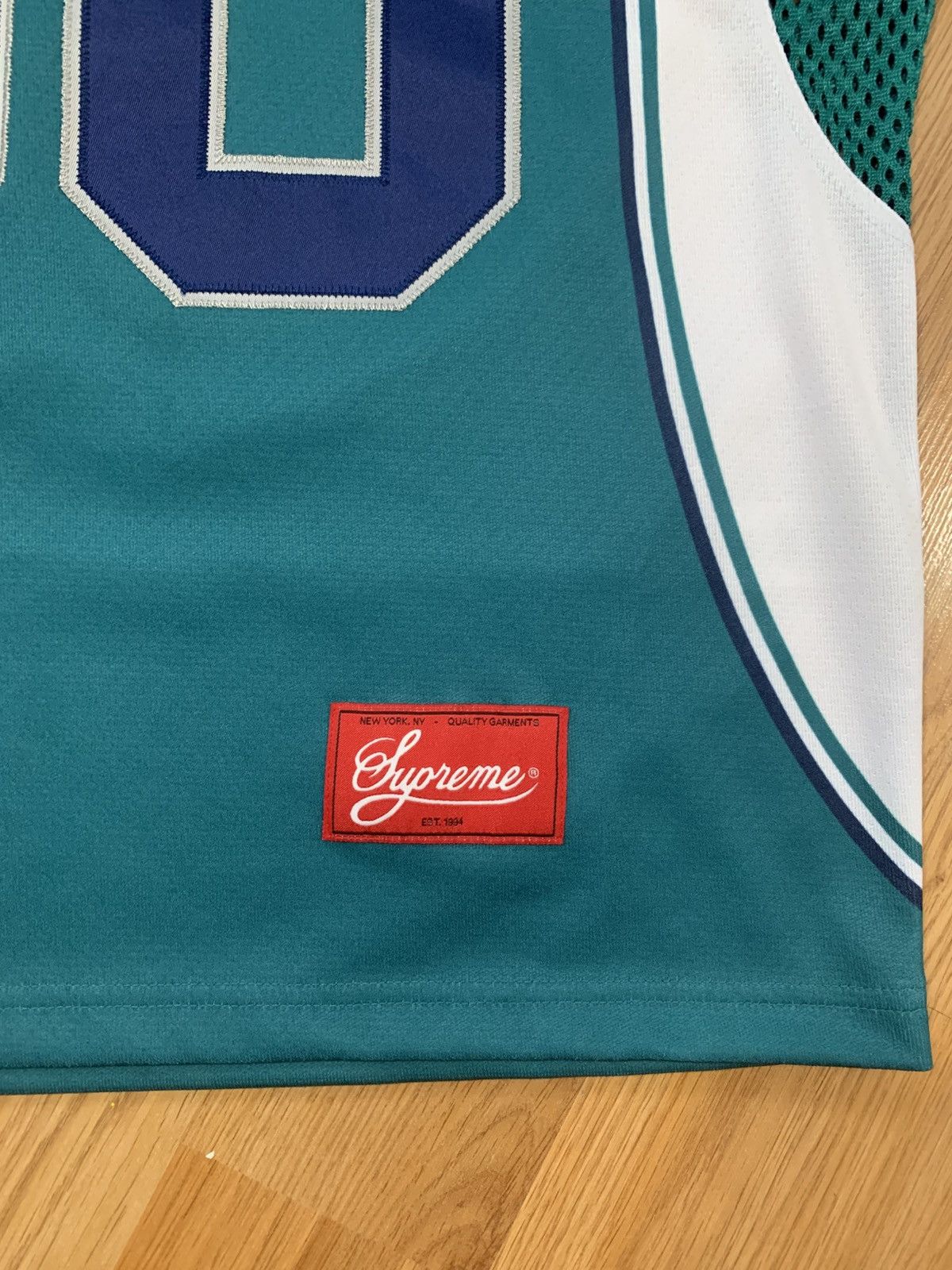 Supreme Sz S - Supreme Sudden Death Football Jersey (Teal) SS24 Size US S / EU 44-46 / 1 - 8 Thumbnail
