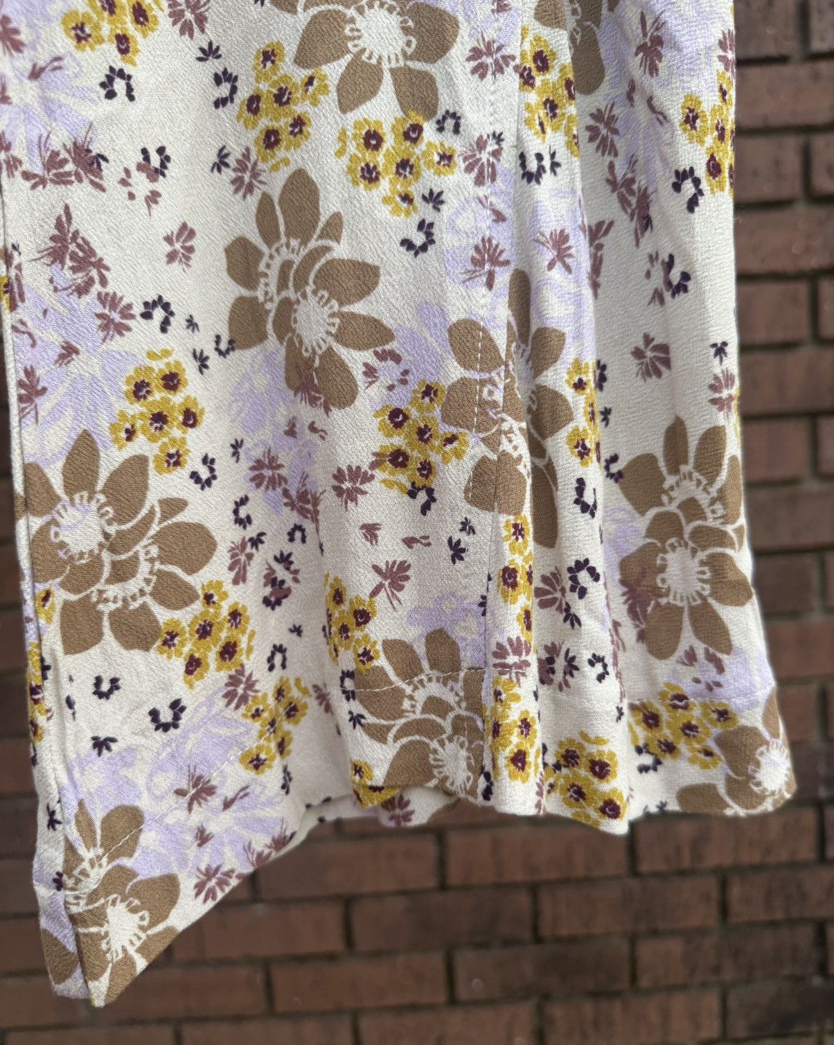 Free People Free People Cant Take My Eyes Off Of You Flared Pants Floral Size 34" / US 12 / IT 48 - 7 Thumbnail