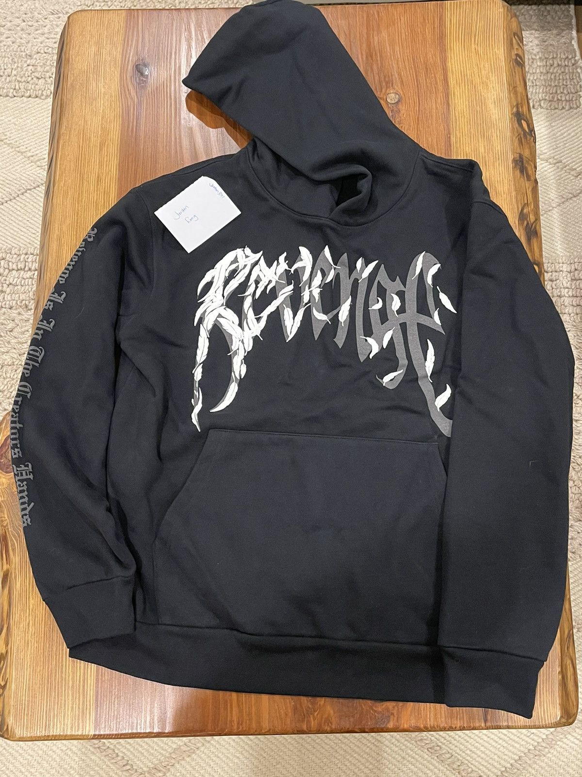 image of Revenge Juice Wrld Dove Hoodie Black Size XL New, Men's