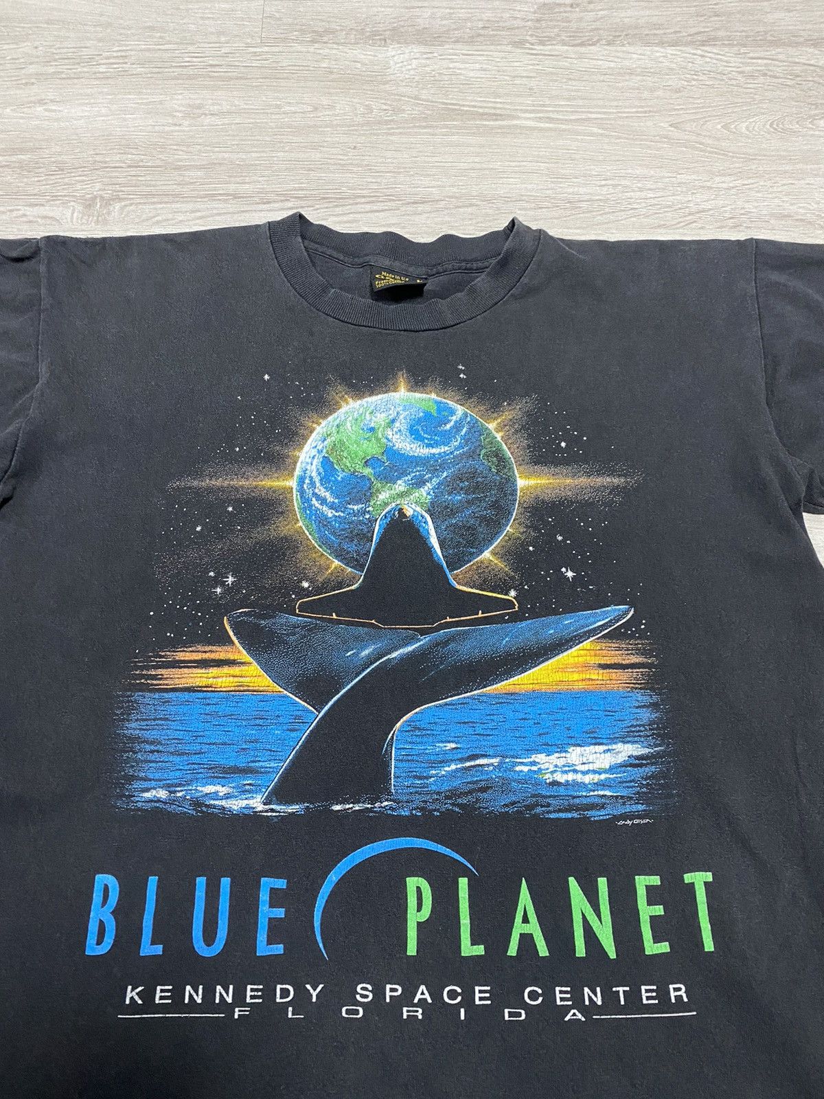 NASA Rare Vintage Blue Planet Kennedy Space Center Florida Size L Size US L / EU 52-54 / 3 - 2 Thumbnail