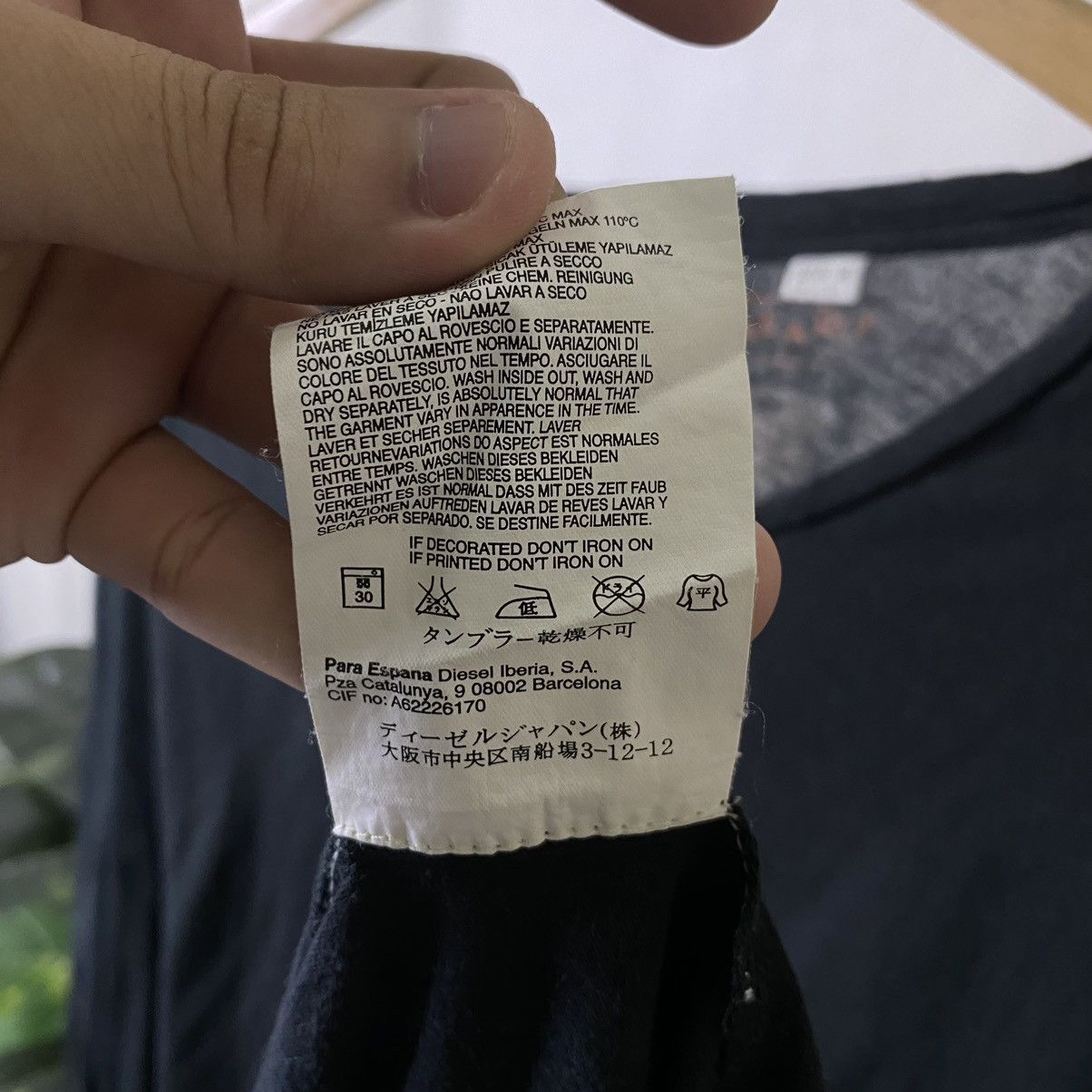 Diesel Black Gold Y2K Diesel Rain Storm Streetwear LS Tee Size US L / EU 52-54 / 3 - 5 Thumbnail