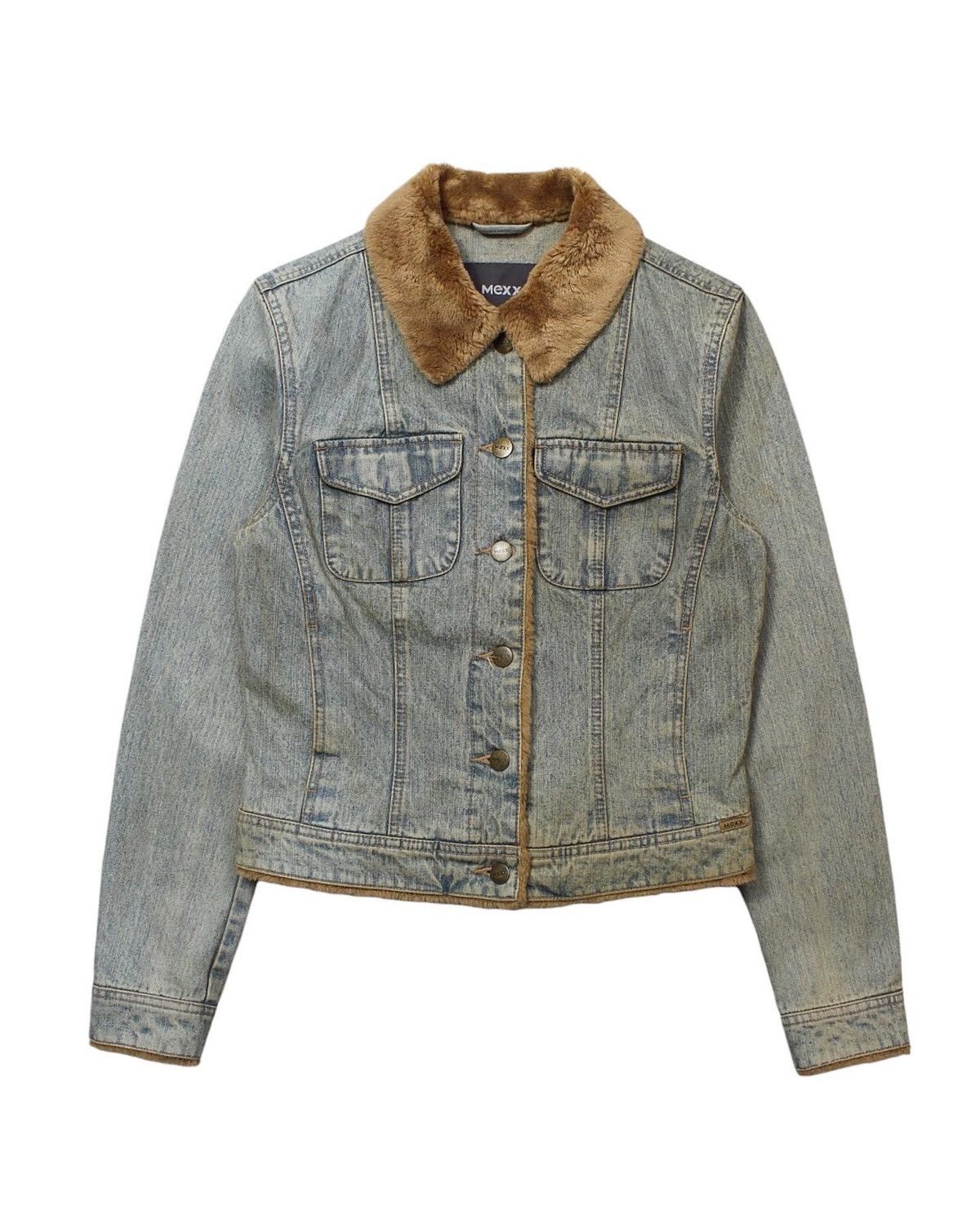 Hysteric Glamour × If Six Was Nine × Mexx MEXX FUR MUDWASH DENIM JACKET Size S / US 4 / IT 40 - 1 Thumbnail