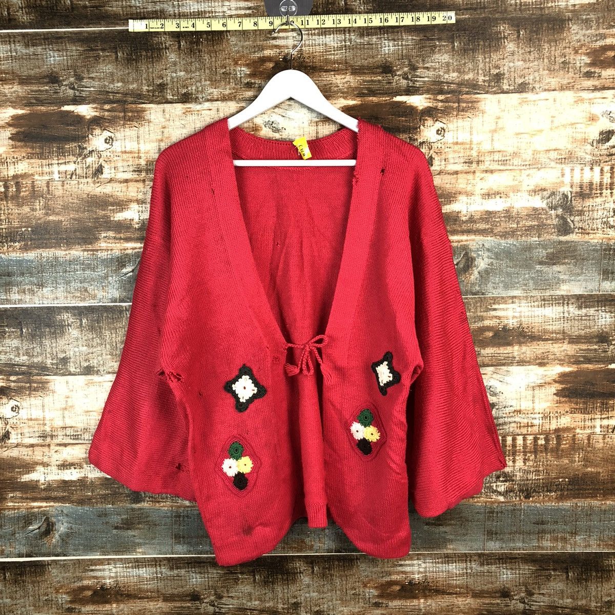 Vintage DL Japanese Brand kimono vintage Cardigan Knitwear #C168 Size US M / EU 48-50 / 2 - 1 Thumbnail