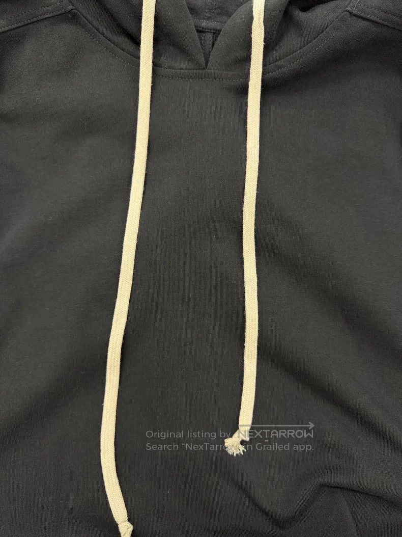 Rick Owens Rick Owens Long black hooded sweatshirt Size US S / EU 44-46 / 1 - 7 Thumbnail