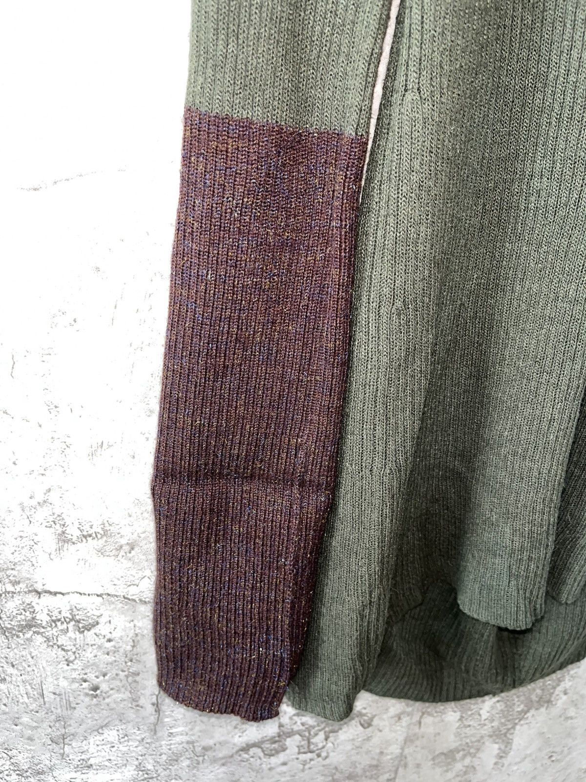 Yohji Yamamoto Y's Yohji Yamamoto Ribbed Turtleneck One-Piece Knit Size L / US 10 / IT 46 - 3 Thumbnail