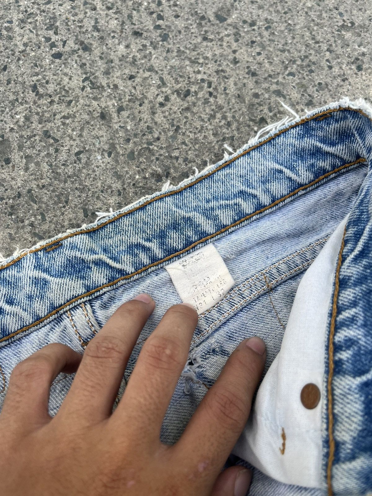 Levi's Vintage Clothing Rare Vintage Levi’s -Patchwork- Jorts Size US 32 / EU 48 - 5 Thumbnail