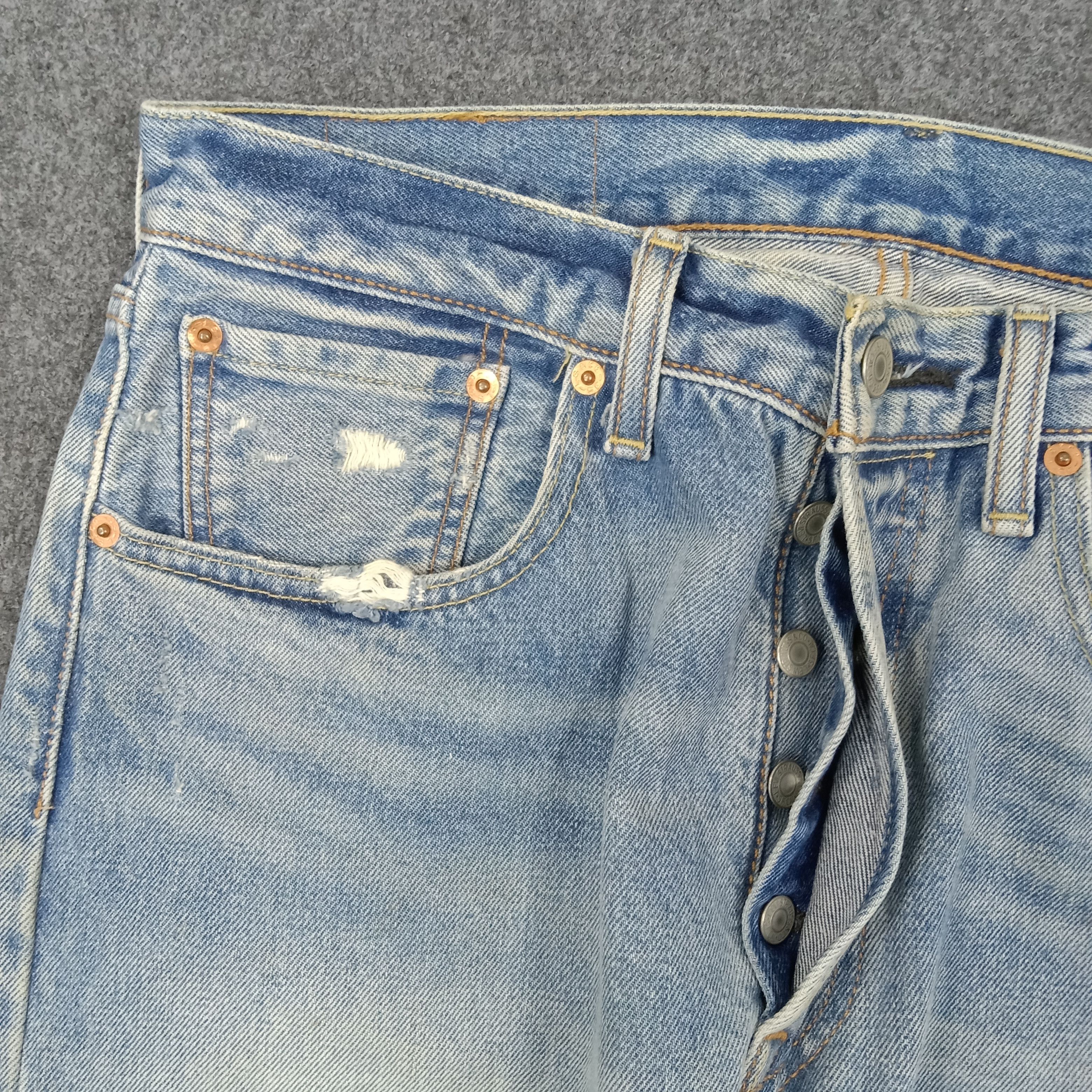 Levi's Levi's 501 American Distressed Style Denim Jeans c235n35 Size US 32 / EU 48 - 8 Thumbnail