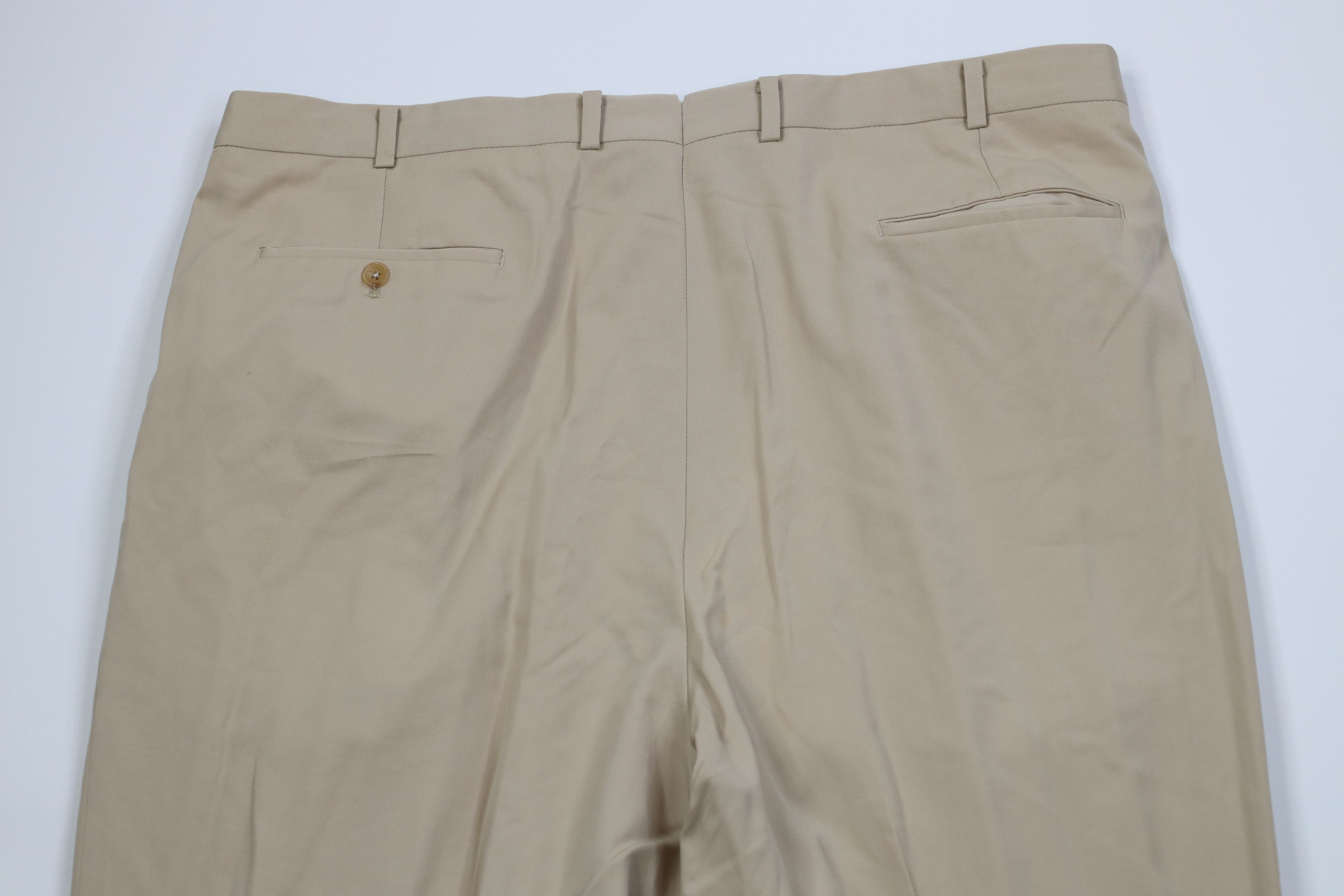 Hickey Freeman Vintage 90s Hickey Freeman Wide Leg Chino Pants USA Size US 40 / EU 56 - 12 Thumbnail