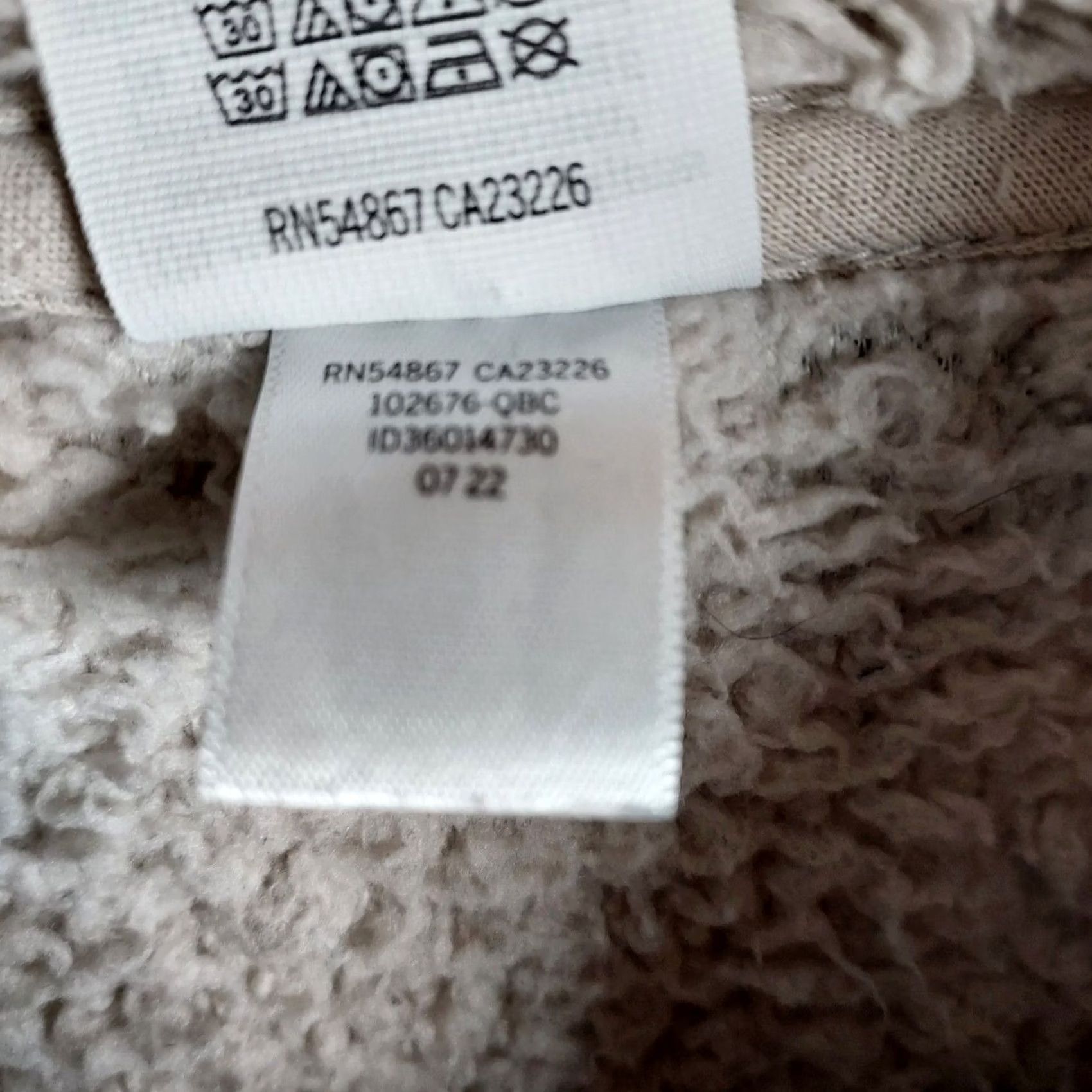 Victoria's Secret Victoria's Secret Sherpa Jacket Womens XL Beige Full Zip Fleece Cozy Jacket Size XL / US 12-14 / IT 48-50 - 6 Thumbnail
