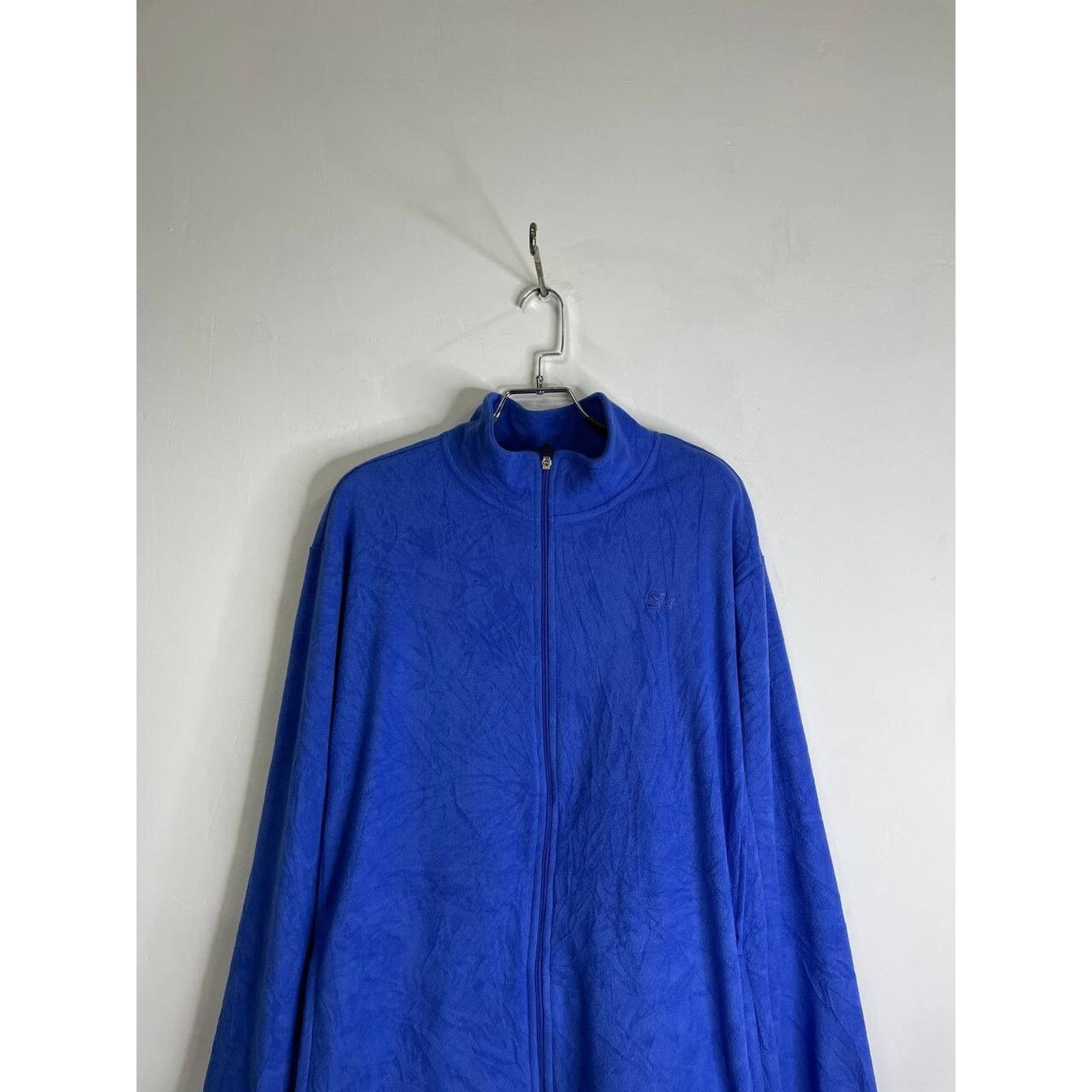 Starter Vintage Starter Blue Full Zip Fleece Jacket Size 2XL Size US XXL / EU 58 / 5 - 4 Thumbnail