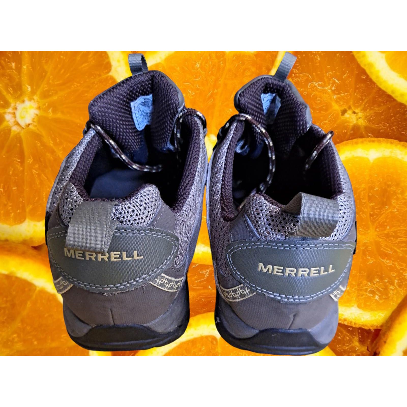 Merrell Merrell Brindle Gray and Brown Performance Hiking Shoe Size Size ONE SIZE - 7 Thumbnail