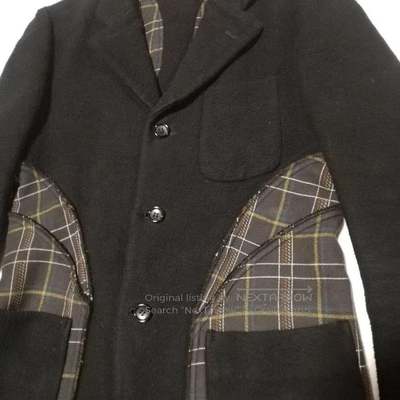 Comme des Garcons CDG Wool Blend Paneled Blazer Jacket. Size US M / EU 48-50 / 2 - 3 Thumbnail