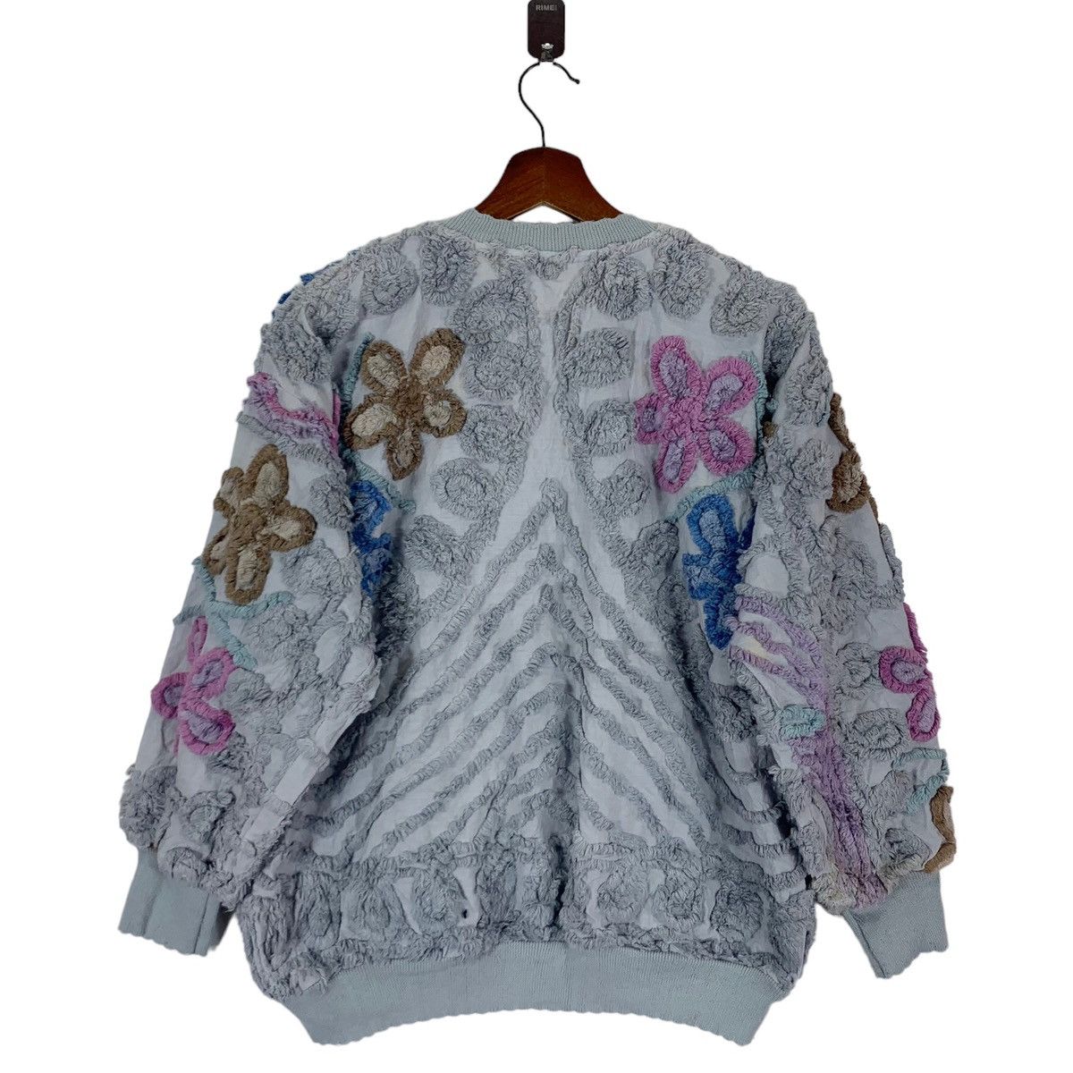 Designer × Vintage Vintage Damze Flower Embroidery Logo Women Sweater Size US XL / EU 56 / 4 - 6 Thumbnail