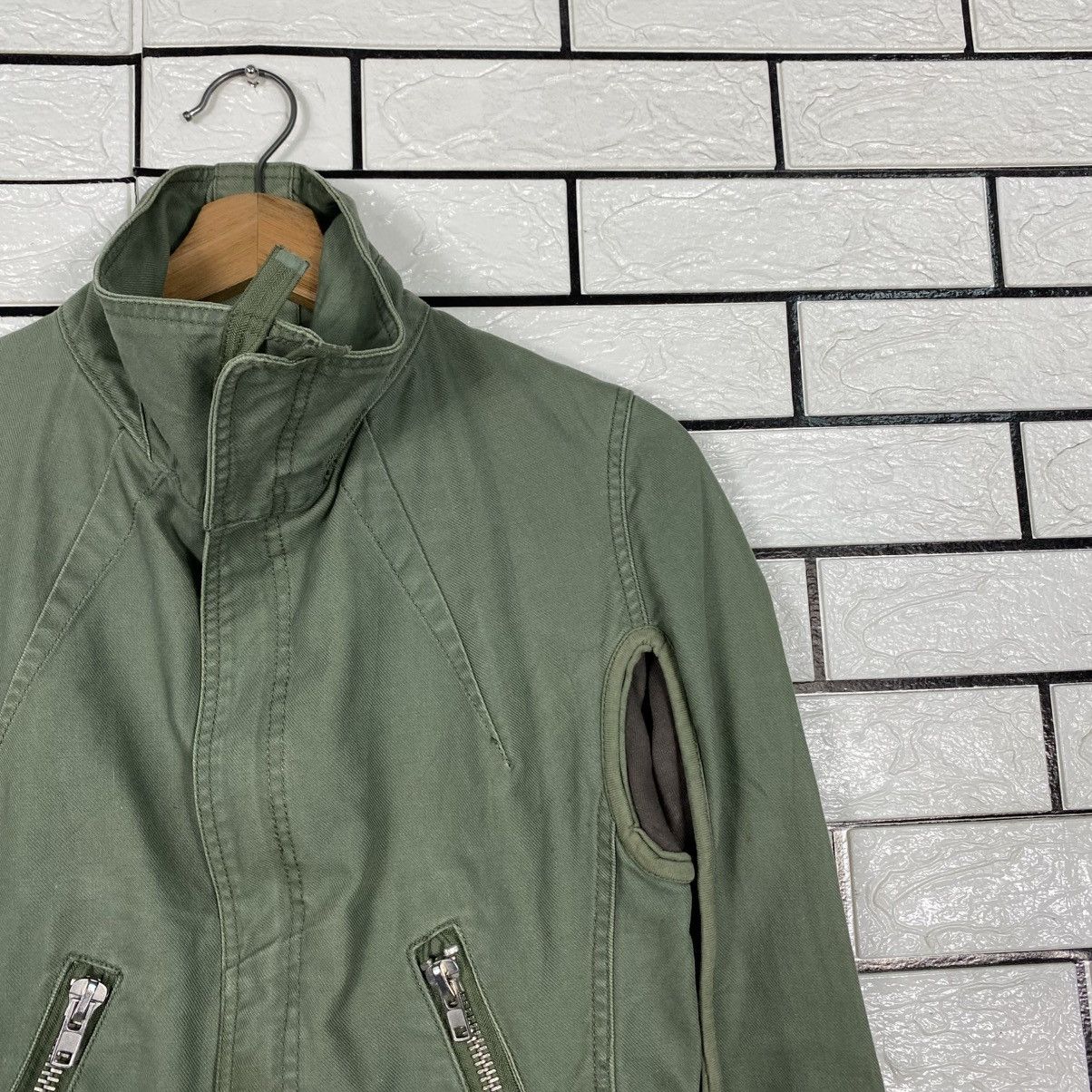 Japanese Brand 📌Vintage Cropped Biker Jacket Parachute Military Style Size M / US 6-8 / IT 42-44 - 7 Thumbnail
