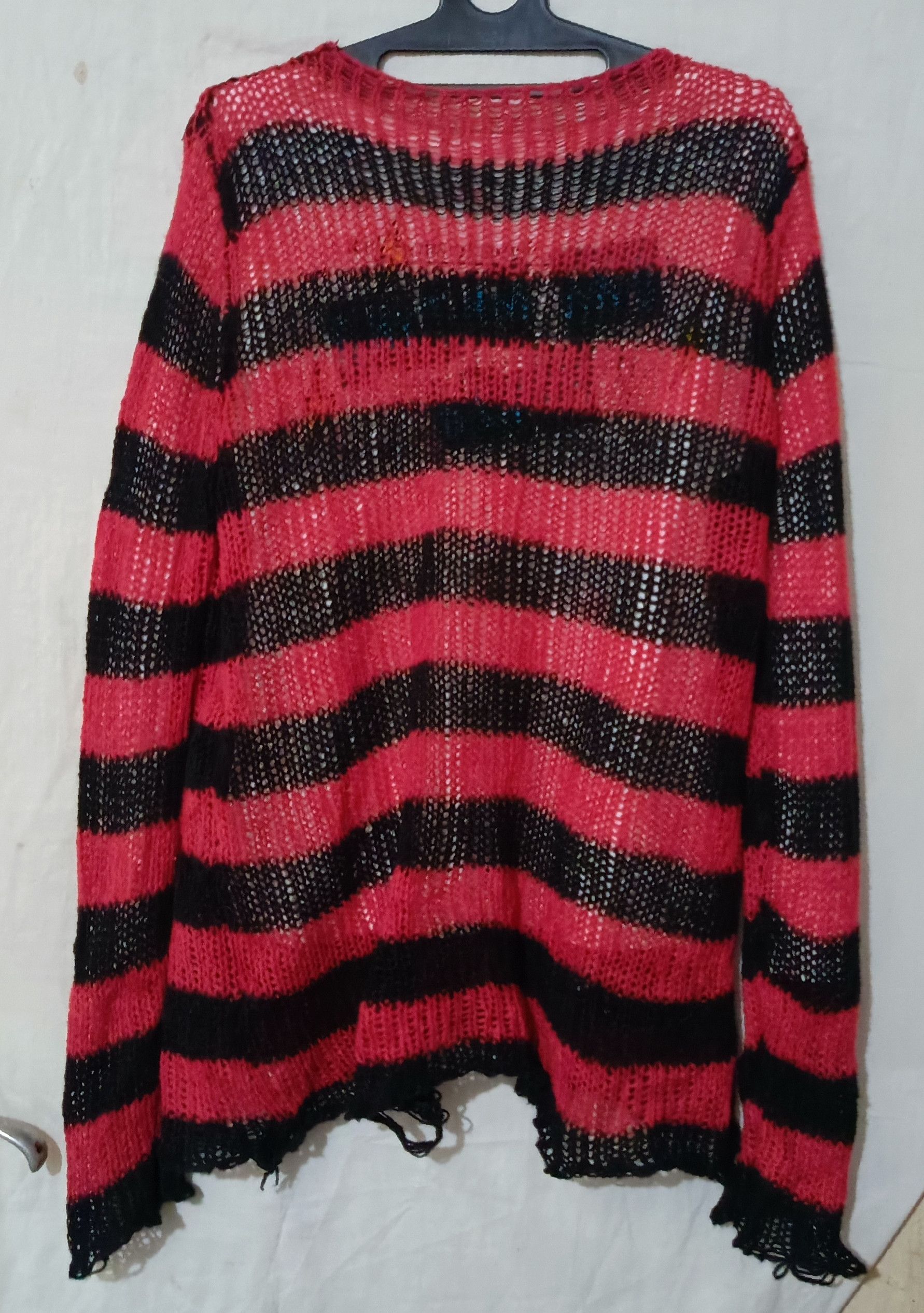 【SATIIIZ】Murren Vintage Damage Knit DHgate.com:Vintage Knit Ripped Sweater - Y2K Grunge Style