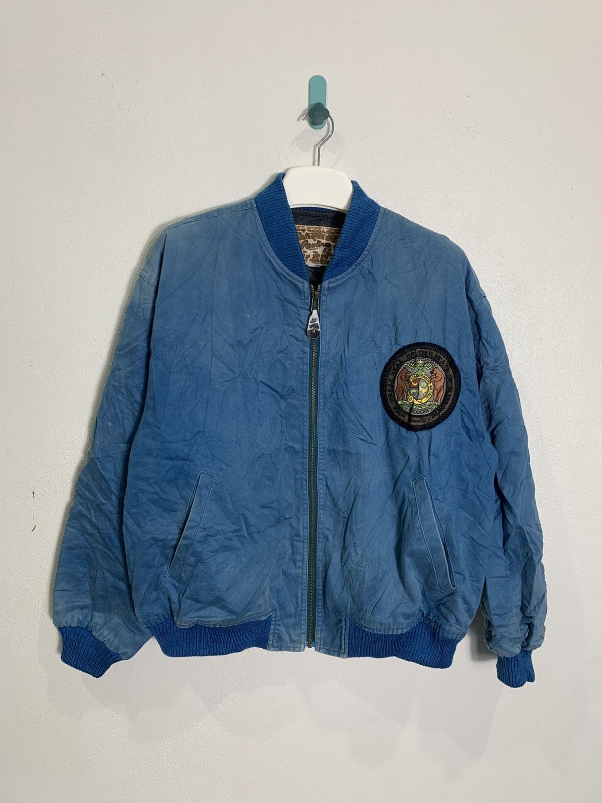 Vintage Vintage 90’s Detroit Rawlings Jacket Size US M / EU 48-50 / 2 - 1 Thumbnail