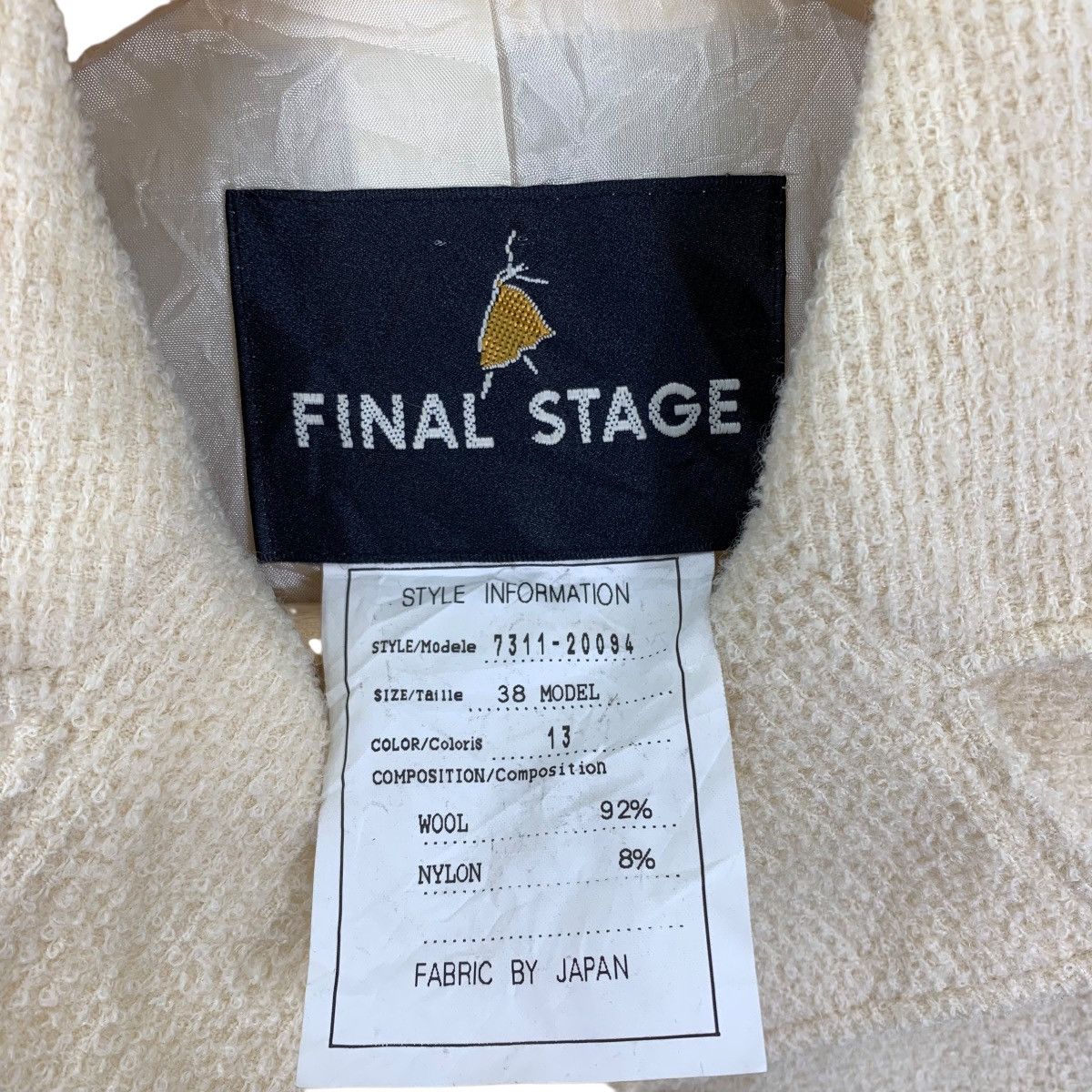 Vintage Vintage FINAL STAGE Japanese Brand Wool Multi Pockets Coat Size XS / US 0-2 / IT 36-38 - 5 Thumbnail