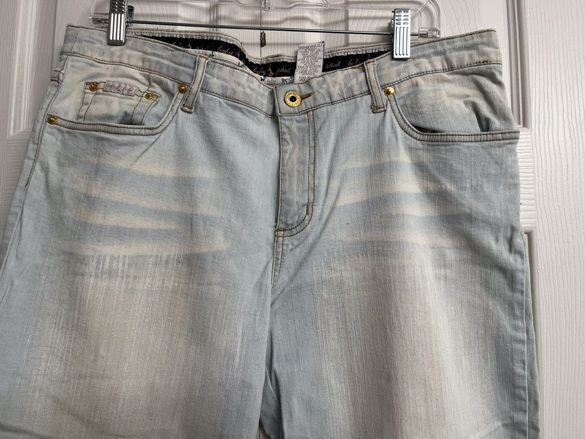 Vintage Baby Phat Light Denim Capri Pants Size 13 Size 37" - 3 Thumbnail