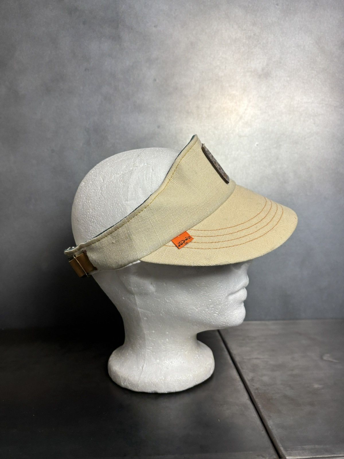 Levi's 1970s Levi's Orange Tab Hat 70s Vintage Levis Golf Visor Size ONE SIZE - 1 Thumbnail
