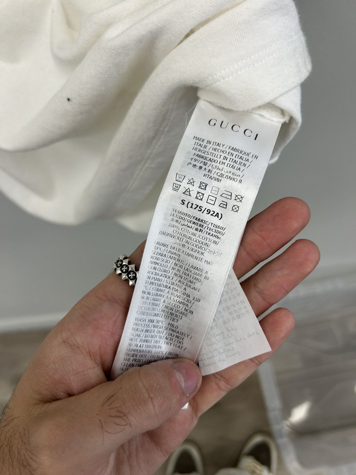 Gucci Gucci GG Interlocking T-Shirt White Size US S / EU 44-46 / 1 - 7 Thumbnail