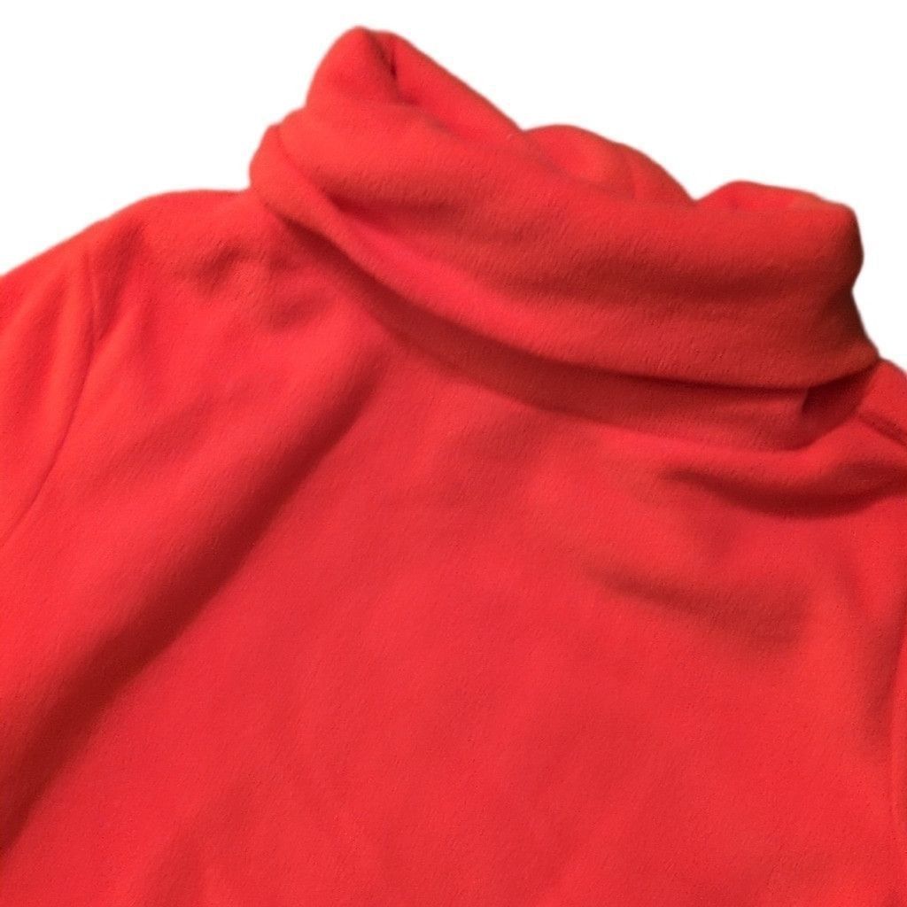 Talbots Talbots Orange Fleece Turtleneck Size XS Size XS / US 0-2 / IT 36-38 - 3 Thumbnail