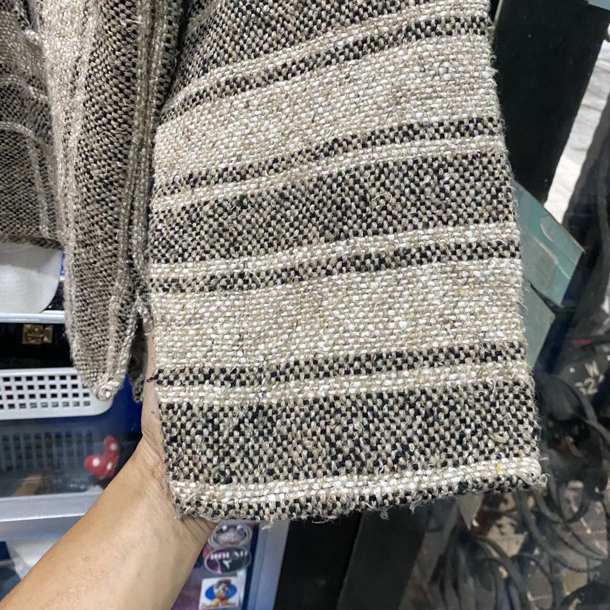 Vintage Vintage Baja Hoodie Drug Rug Blanket Hoodie Surf 80s 90s Size US L / EU 52-54 / 3 - 6 Thumbnail