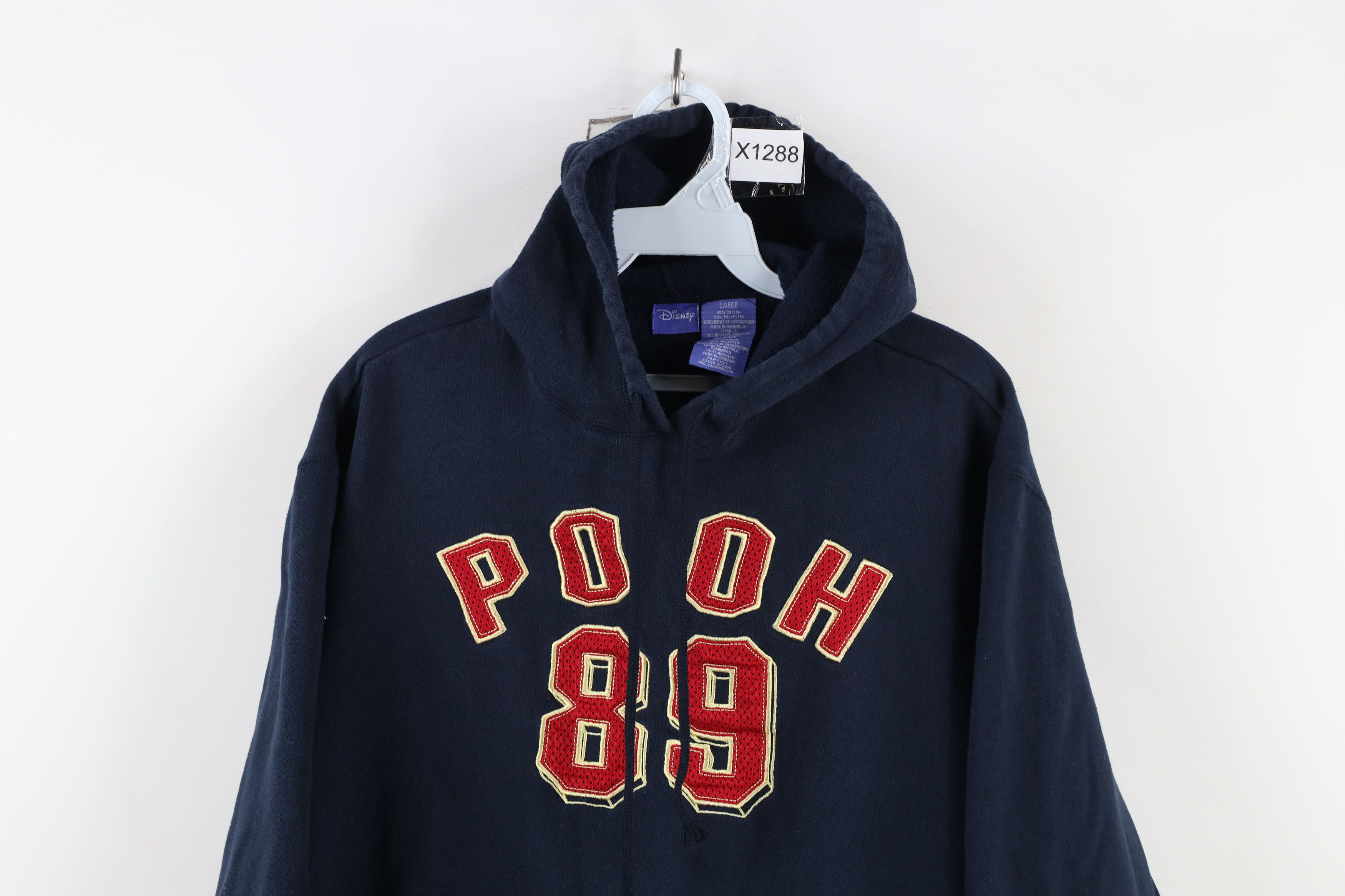 Disney × Vintage Vintage Disney Spell Out Winnie the Pooh Hoodie Sweatshirt Size L / US 10 / IT 46 - 2 Thumbnail