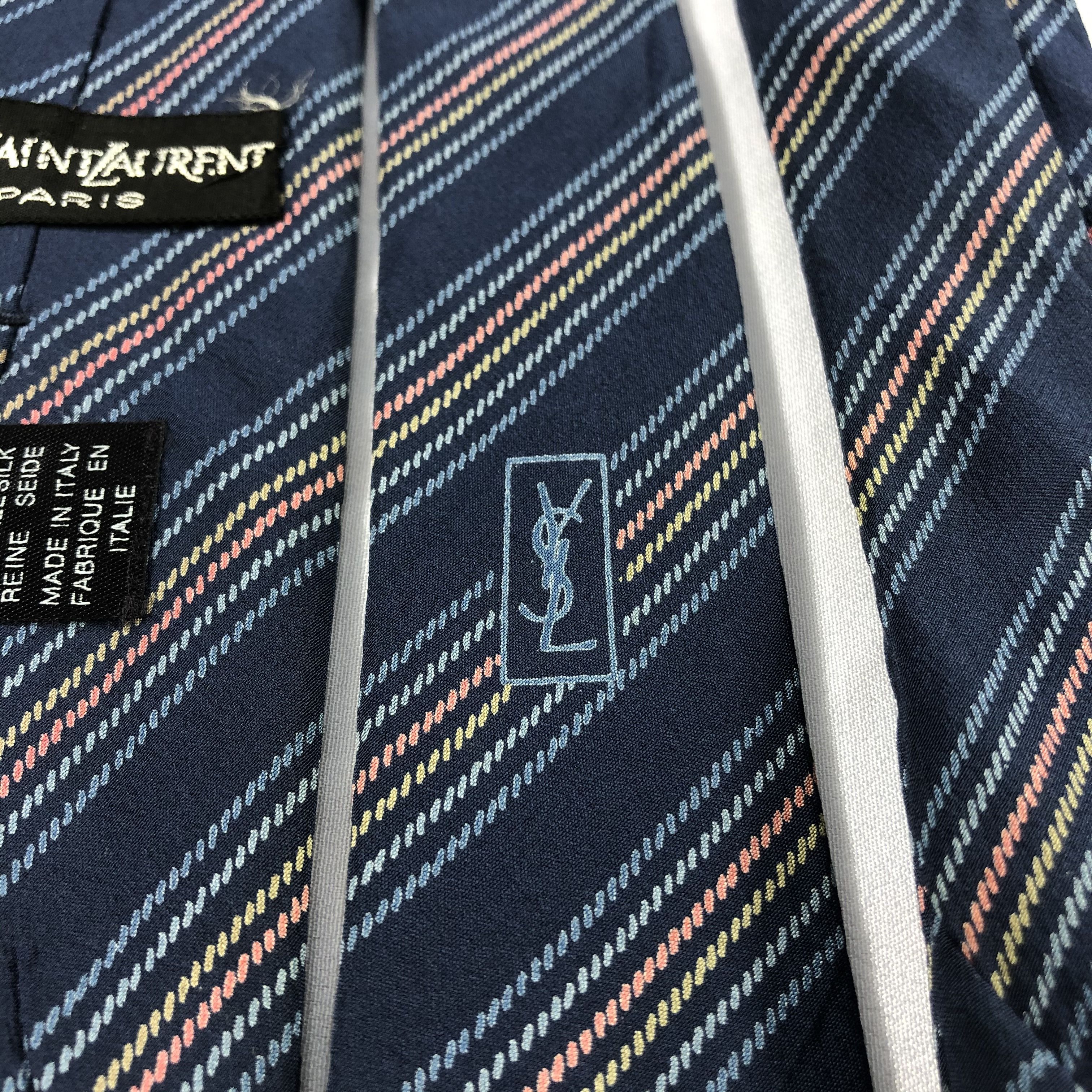 Vintage × Yves Saint Laurent Yves Saint Laurent Silk Neck Ties T59 Size ONE SIZE - 4 Thumbnail